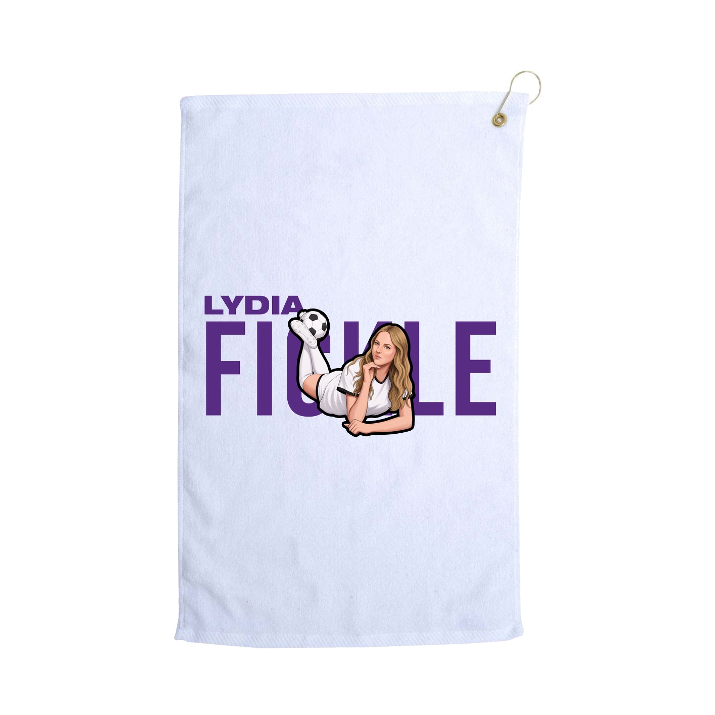 Golf Towel — Player Name in White