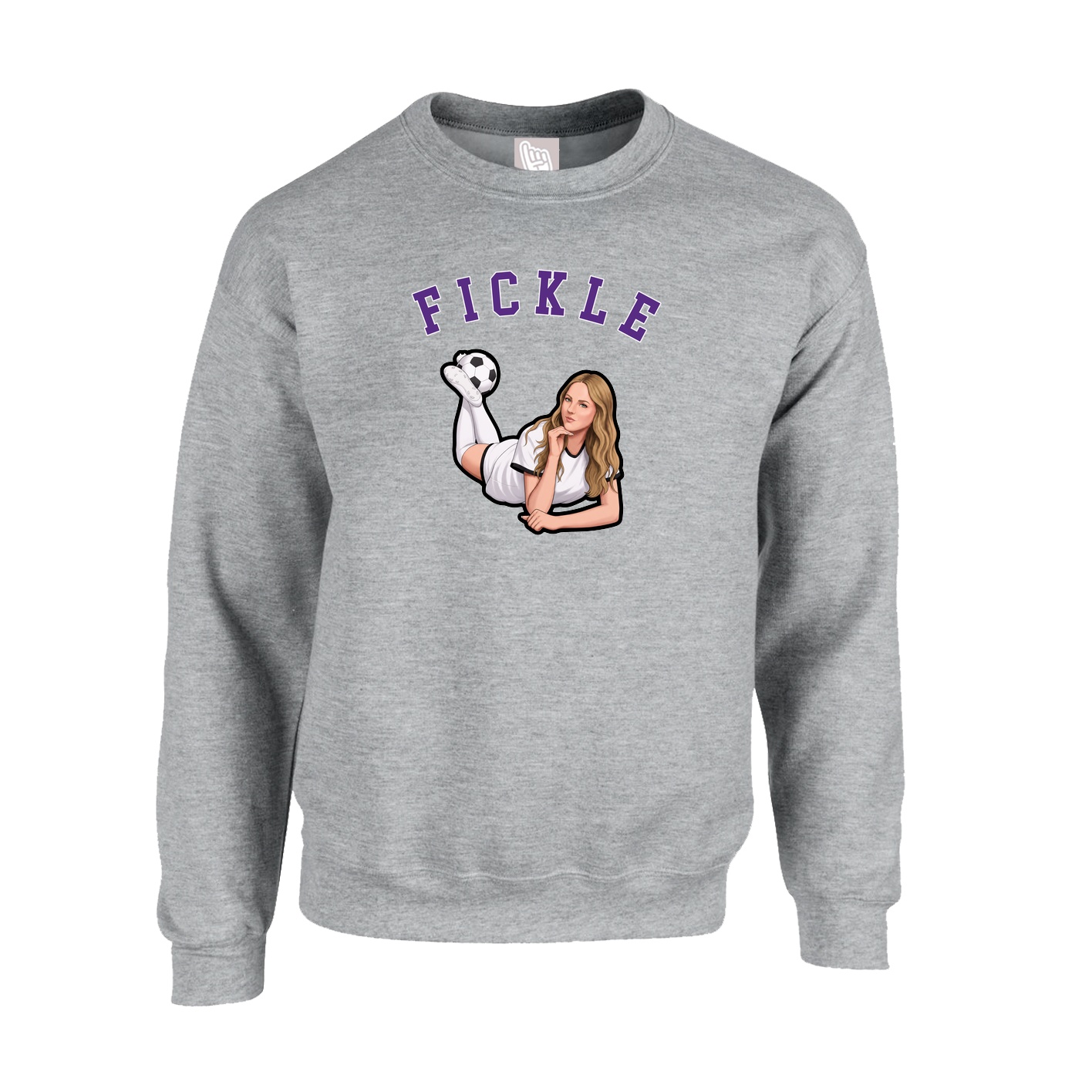 Fleece Crew — Shirsey Arch in Grey