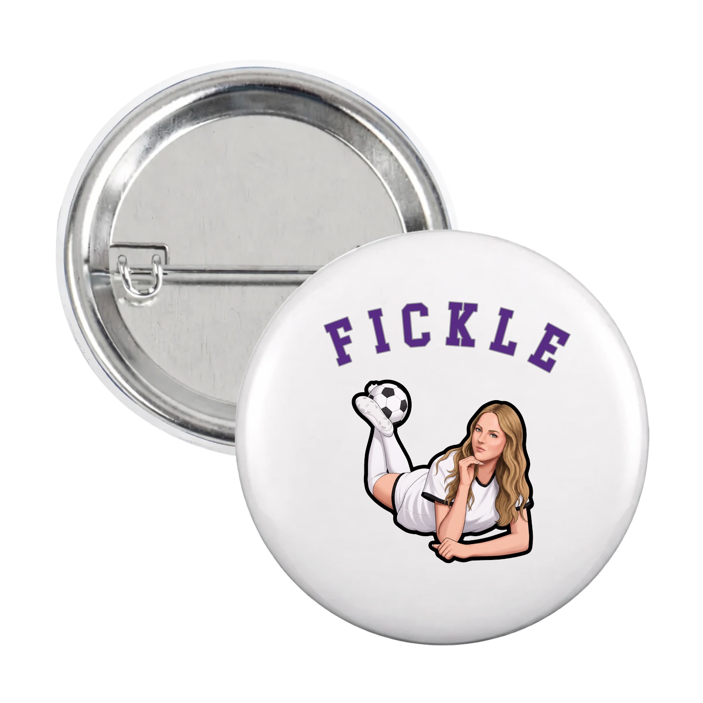 Game Day Button — Shirsey Arch in White