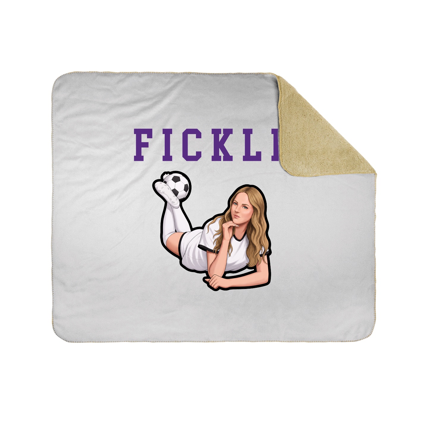 Throw Blanket — Shirsey in White