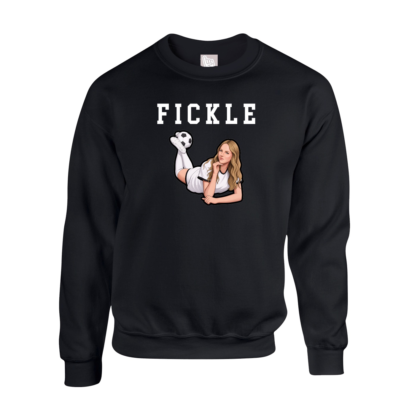 Fleece Crew — Shirsey in Black