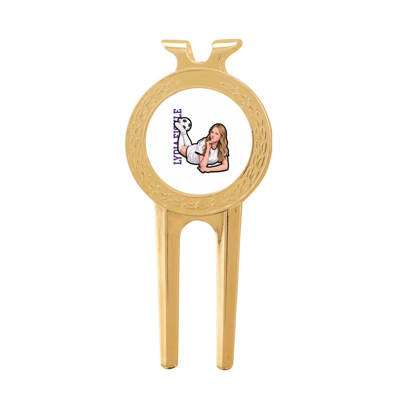 Divot Tool with Ball Marker — Name Vertical in Classic