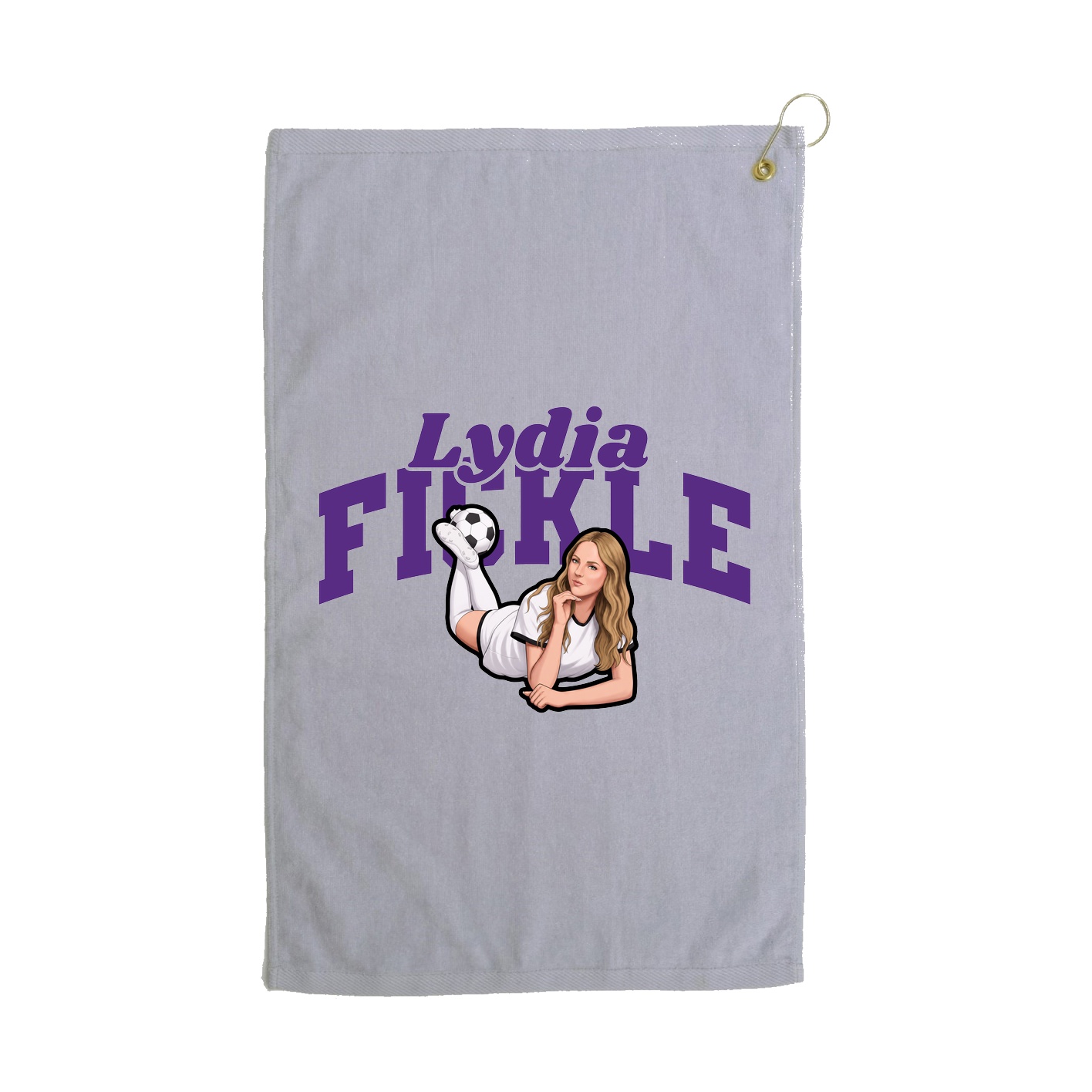 Golf Towel — Signature Arch in Grey