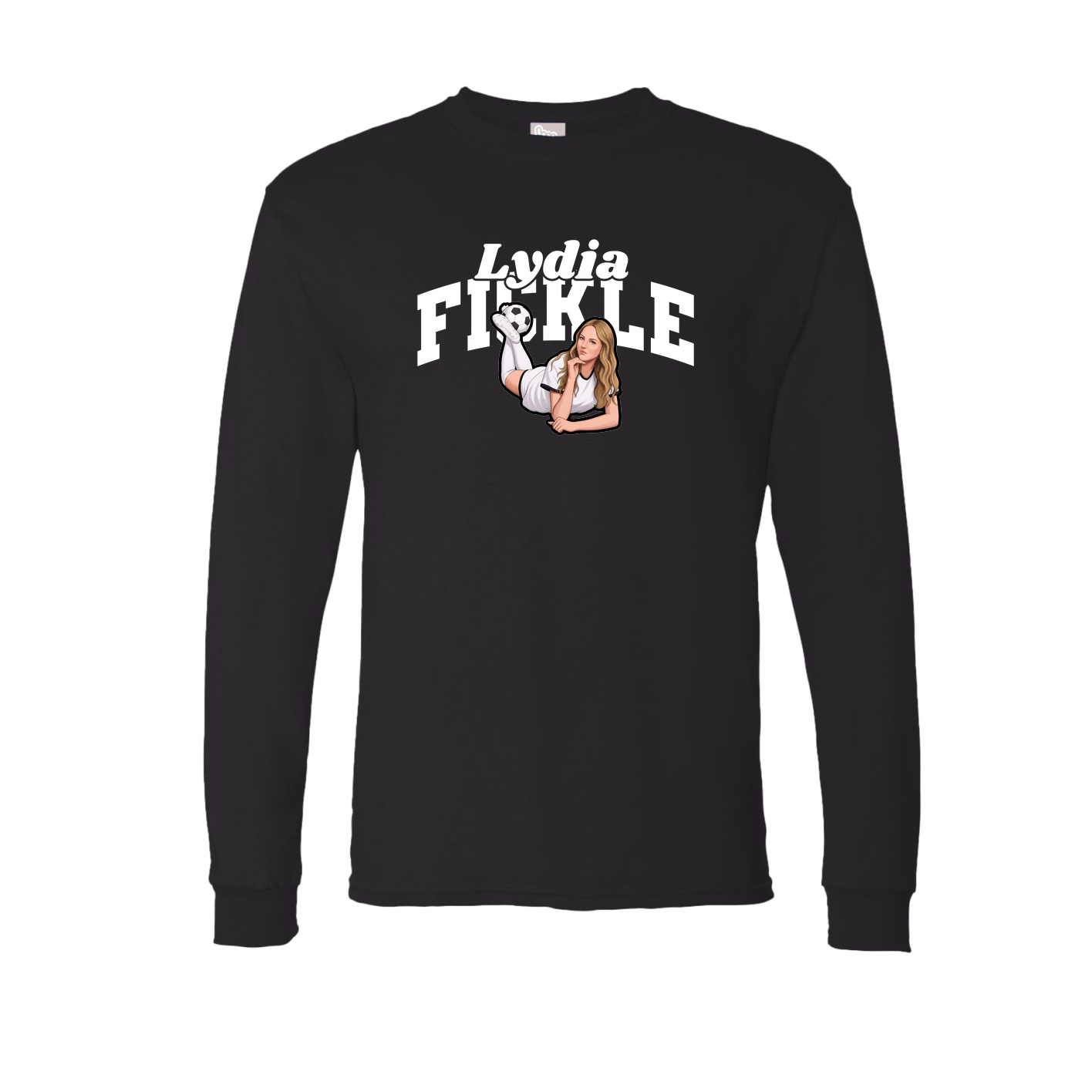 Long Sleeve Tee — Signature Arch in Black