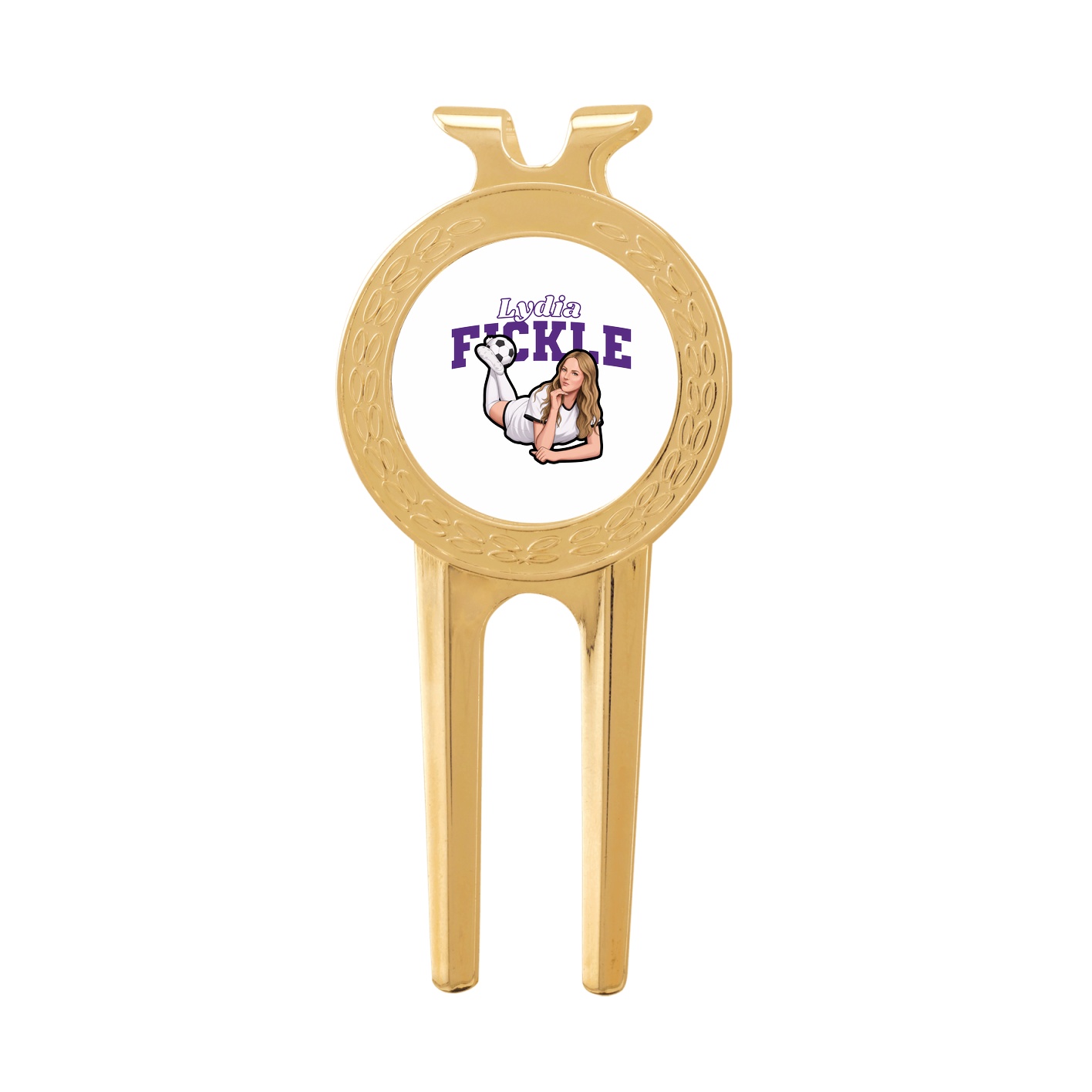 Divot Tool with Ball Marker — Name Arch in Classic