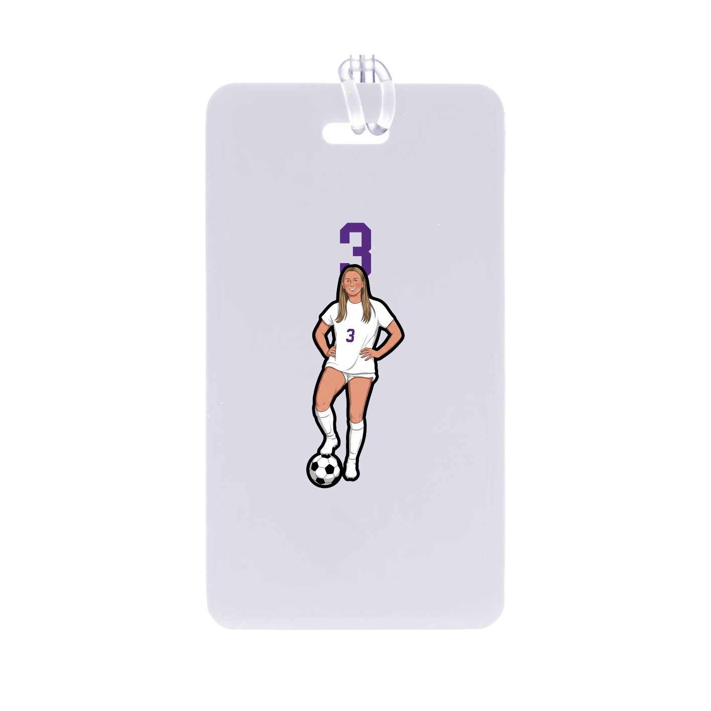 Bag Tag — Number Top in Classic
