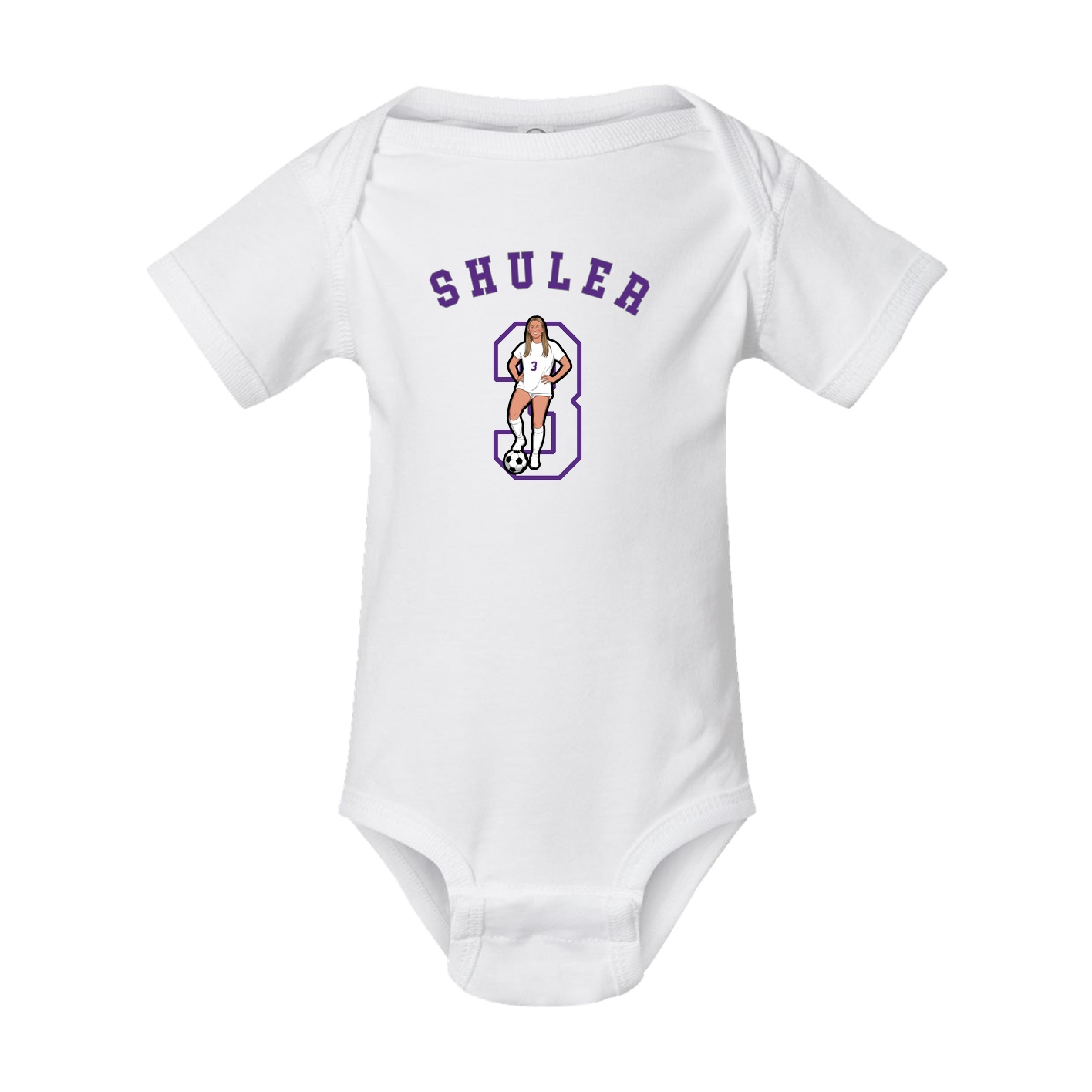 Baby Onesie — Shirsey Arch in White