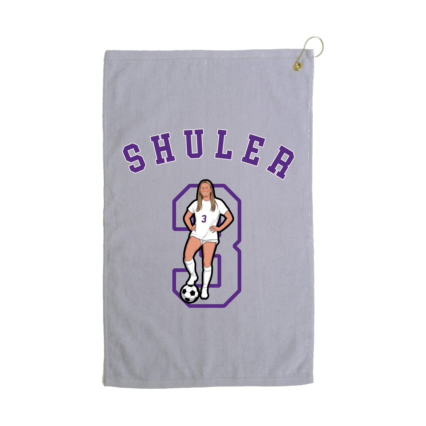 Golf Towel — Shirsey Arch in Grey