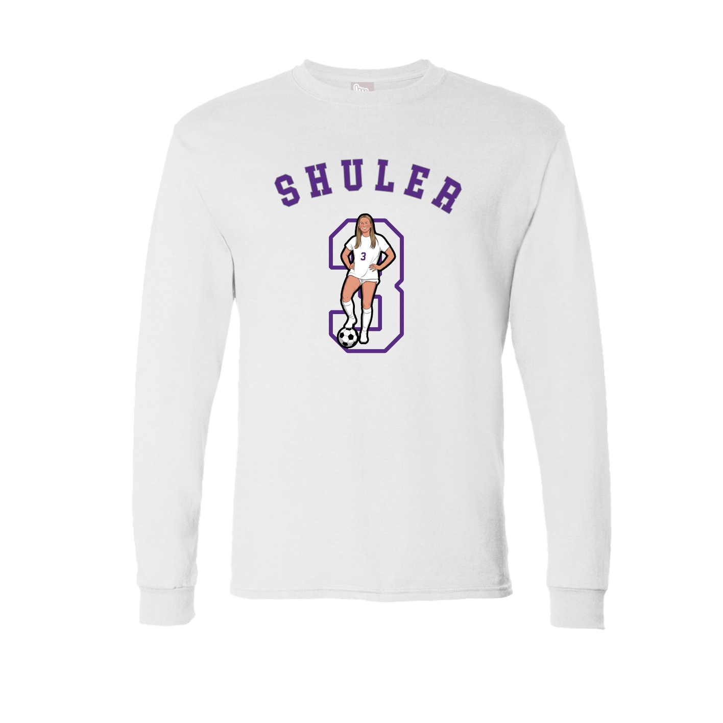 Long Sleeve Tee — Shirsey Arch in White