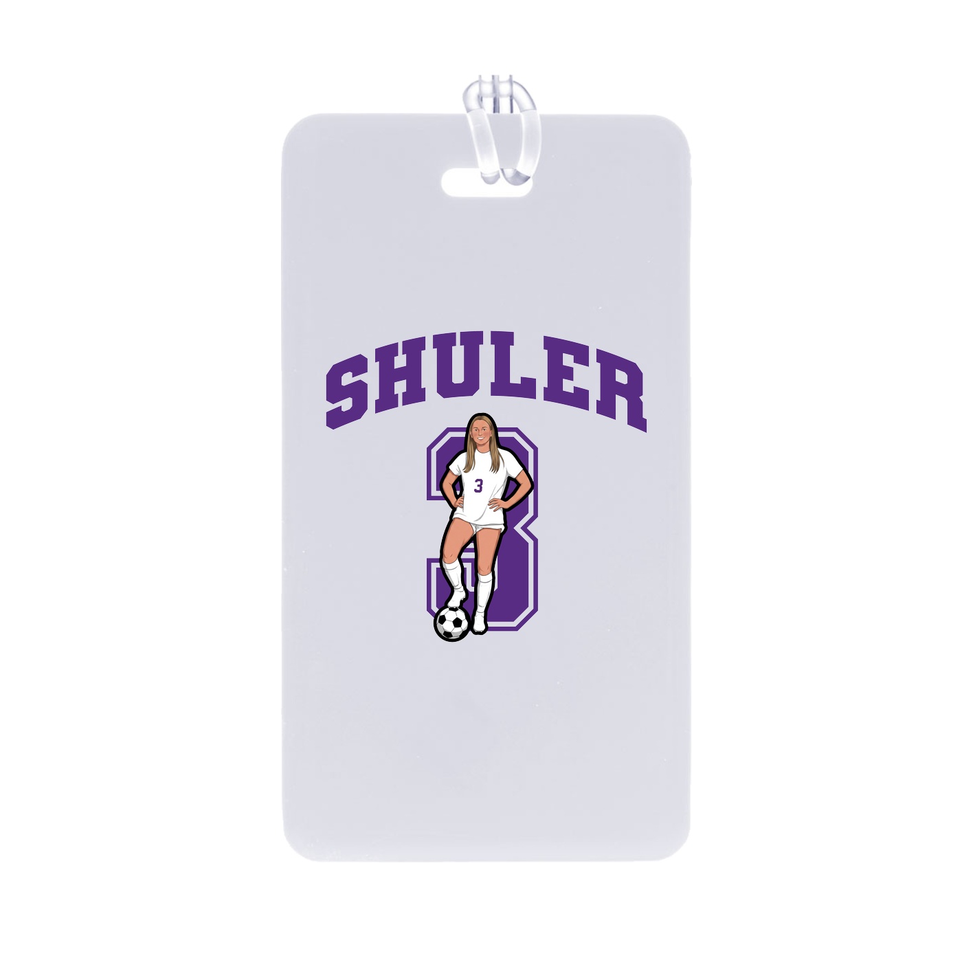 Bag Tag — Number in Classic