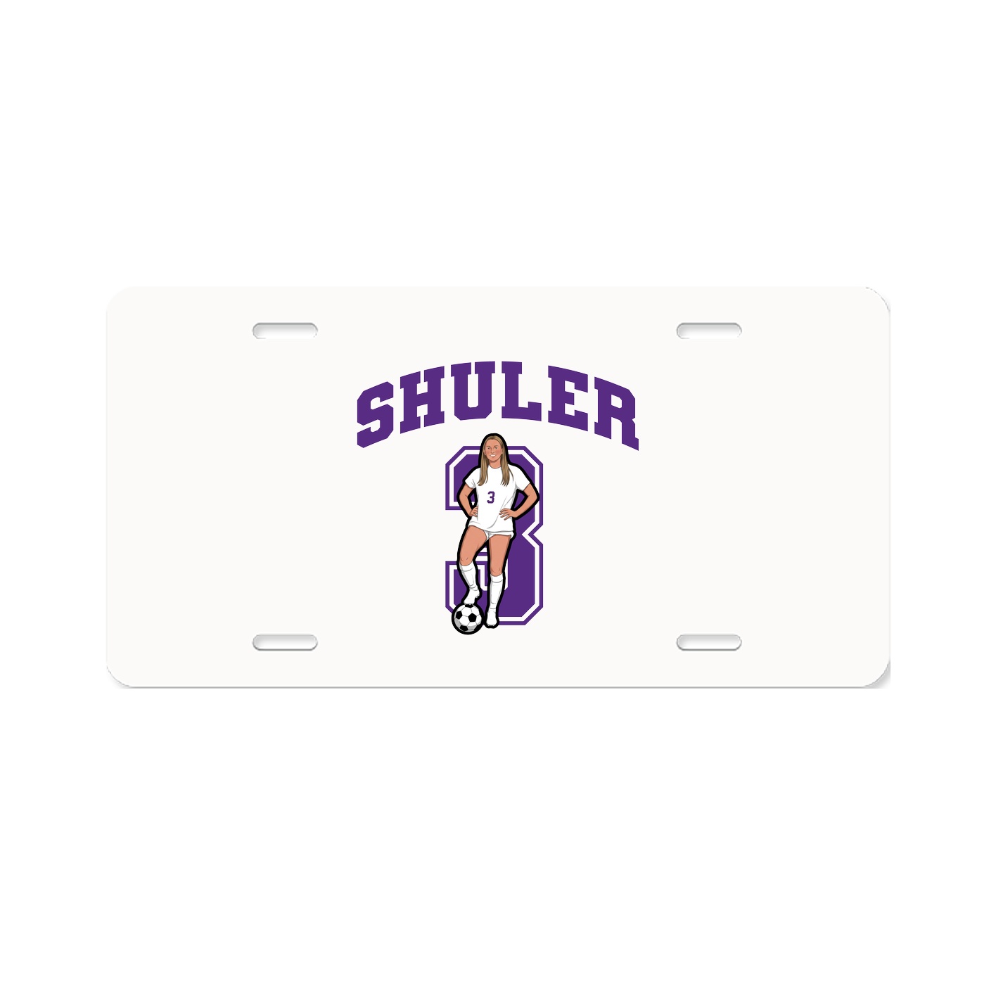 License Plate — Number in Classic