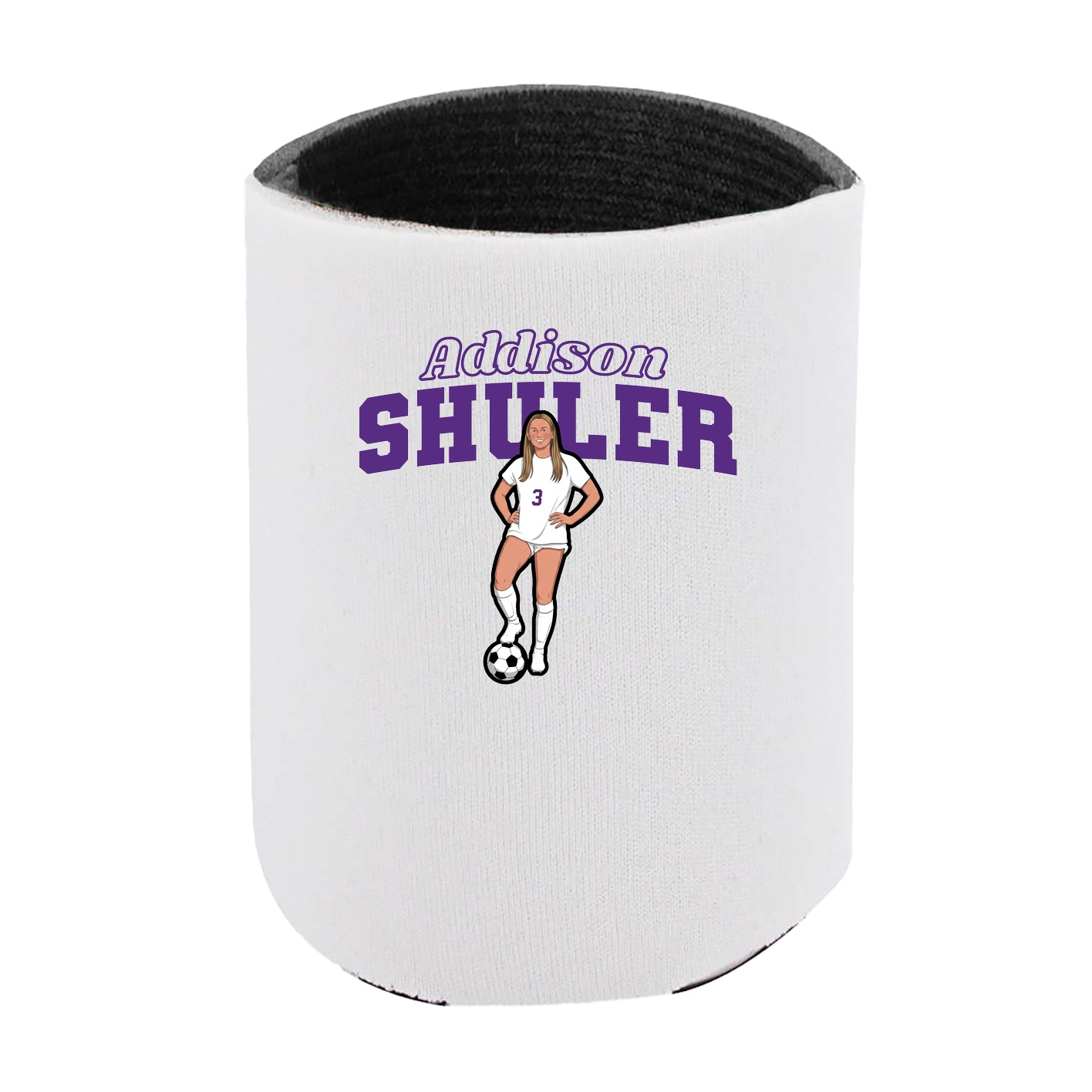 Can Holder — Name Arch in White