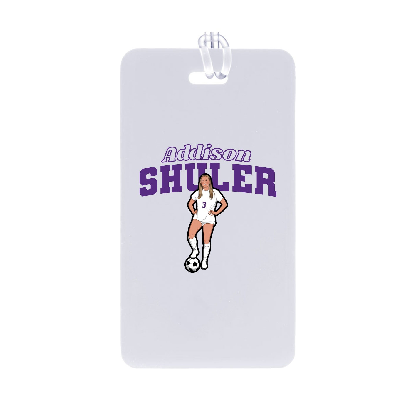 Bag Tag — Name Arch in Classic