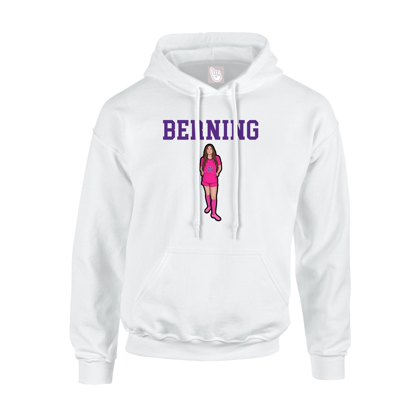 Hoodie — Shirsey in White