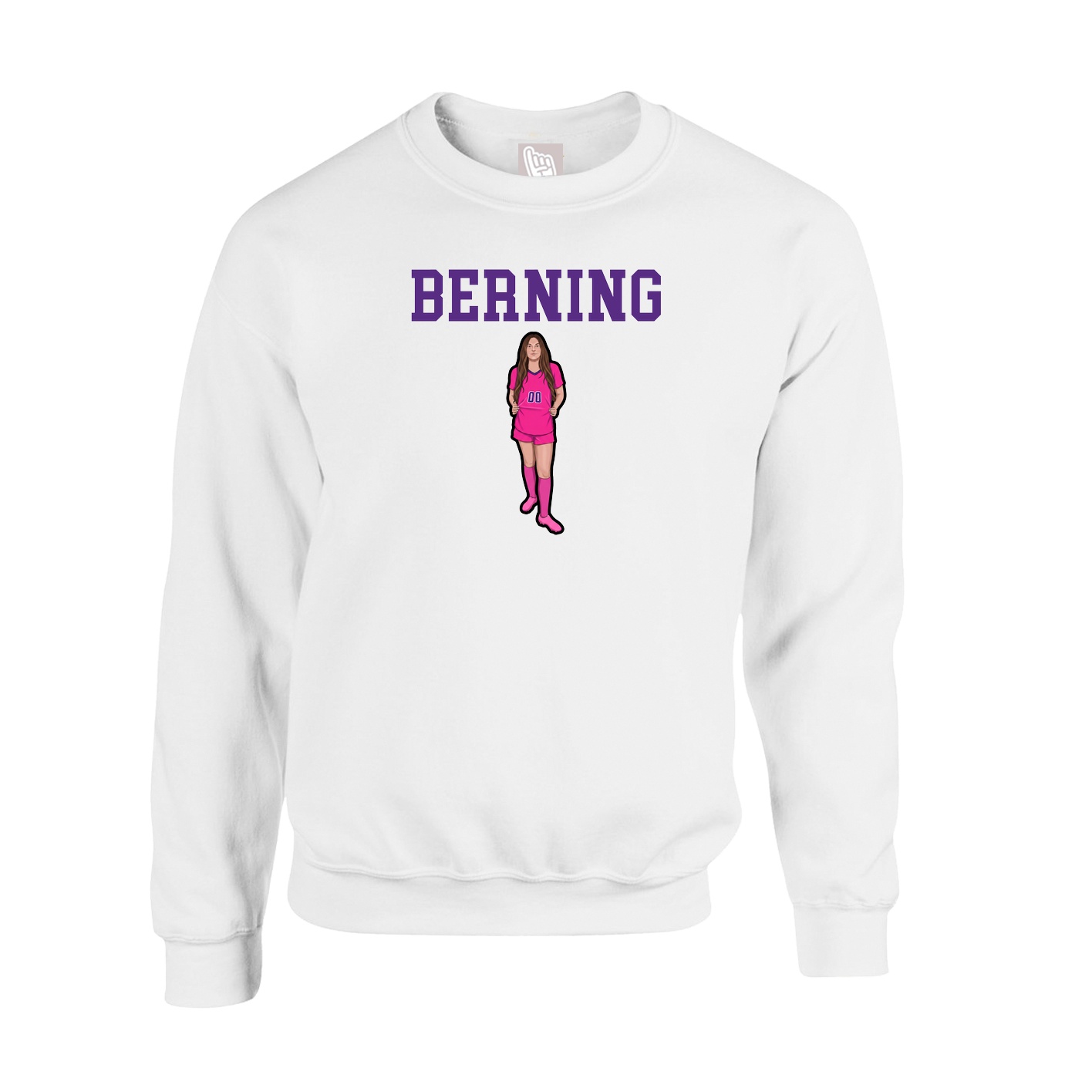 Fleece Crew — Shirsey in White