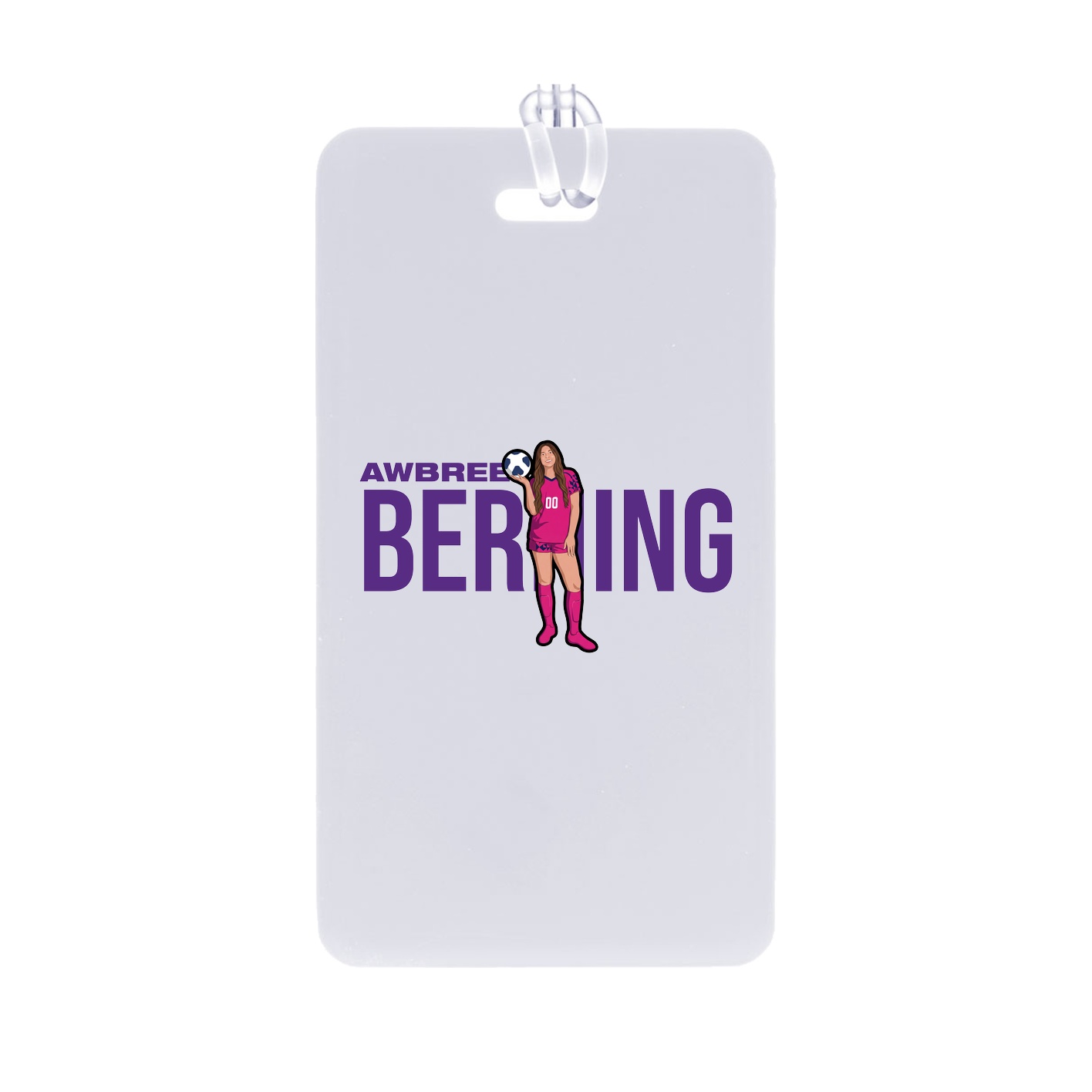 Bag Tag — Player Name in Classic