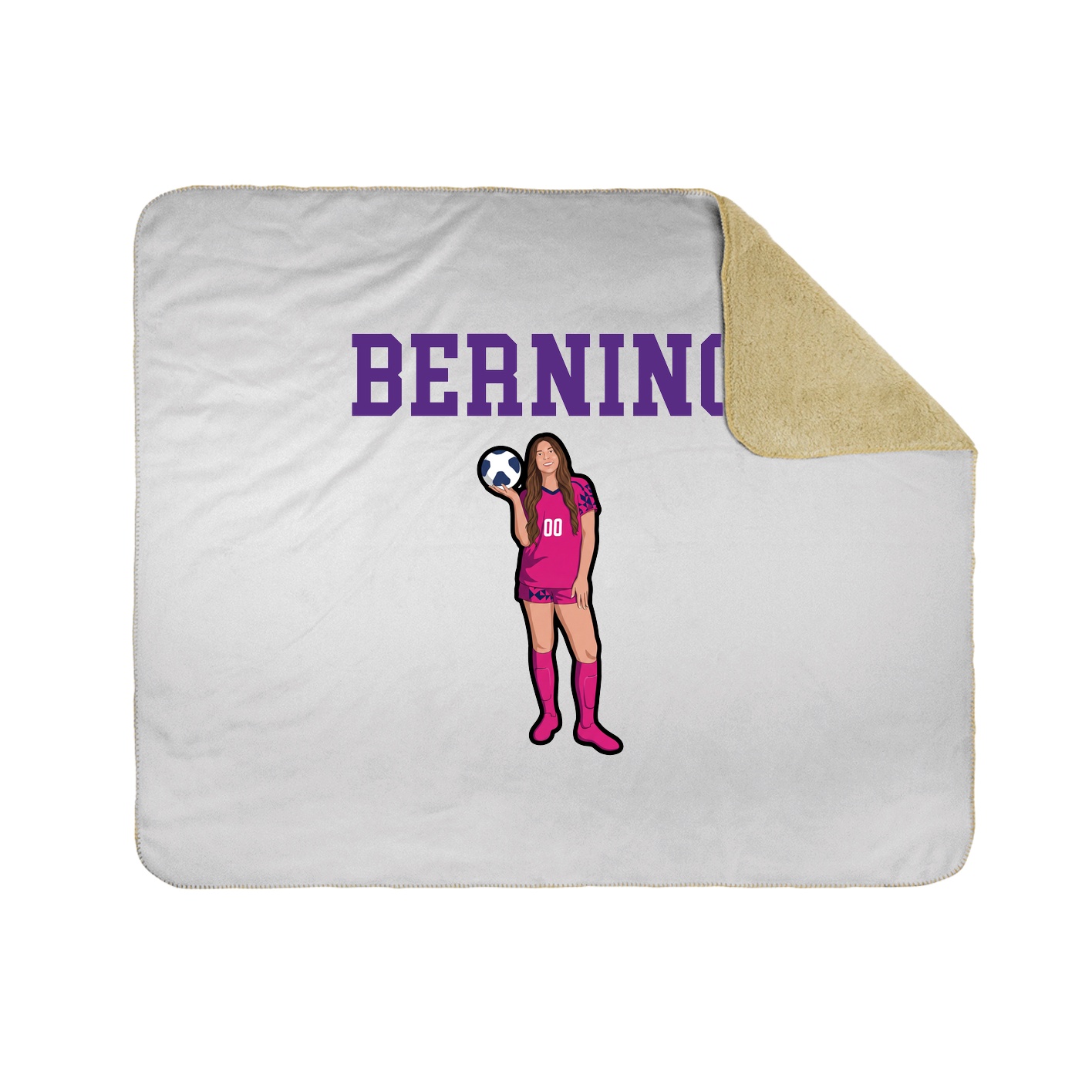 Throw Blanket — Shirsey in White
