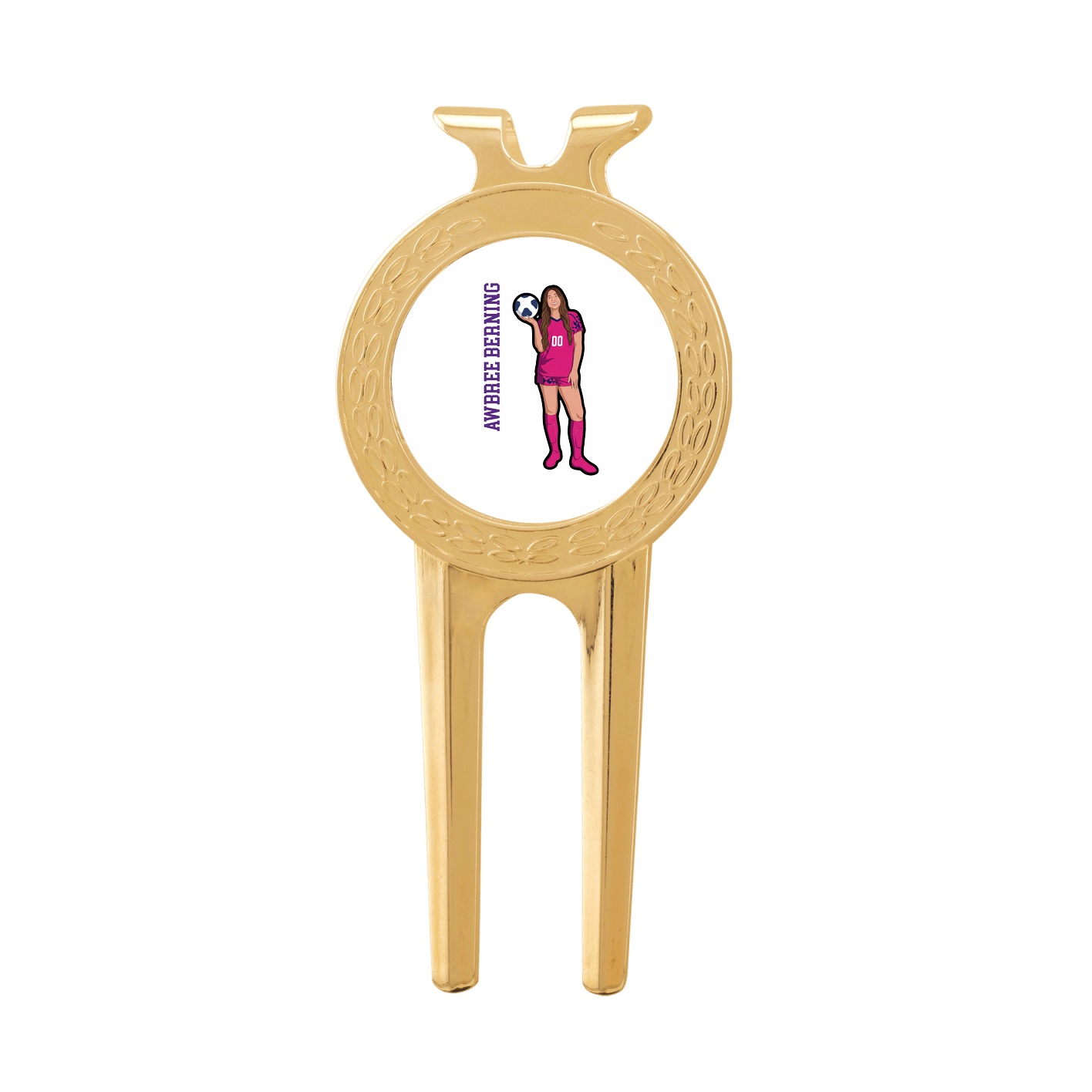 Divot Tool with Ball Marker — Name Vertical in Classic