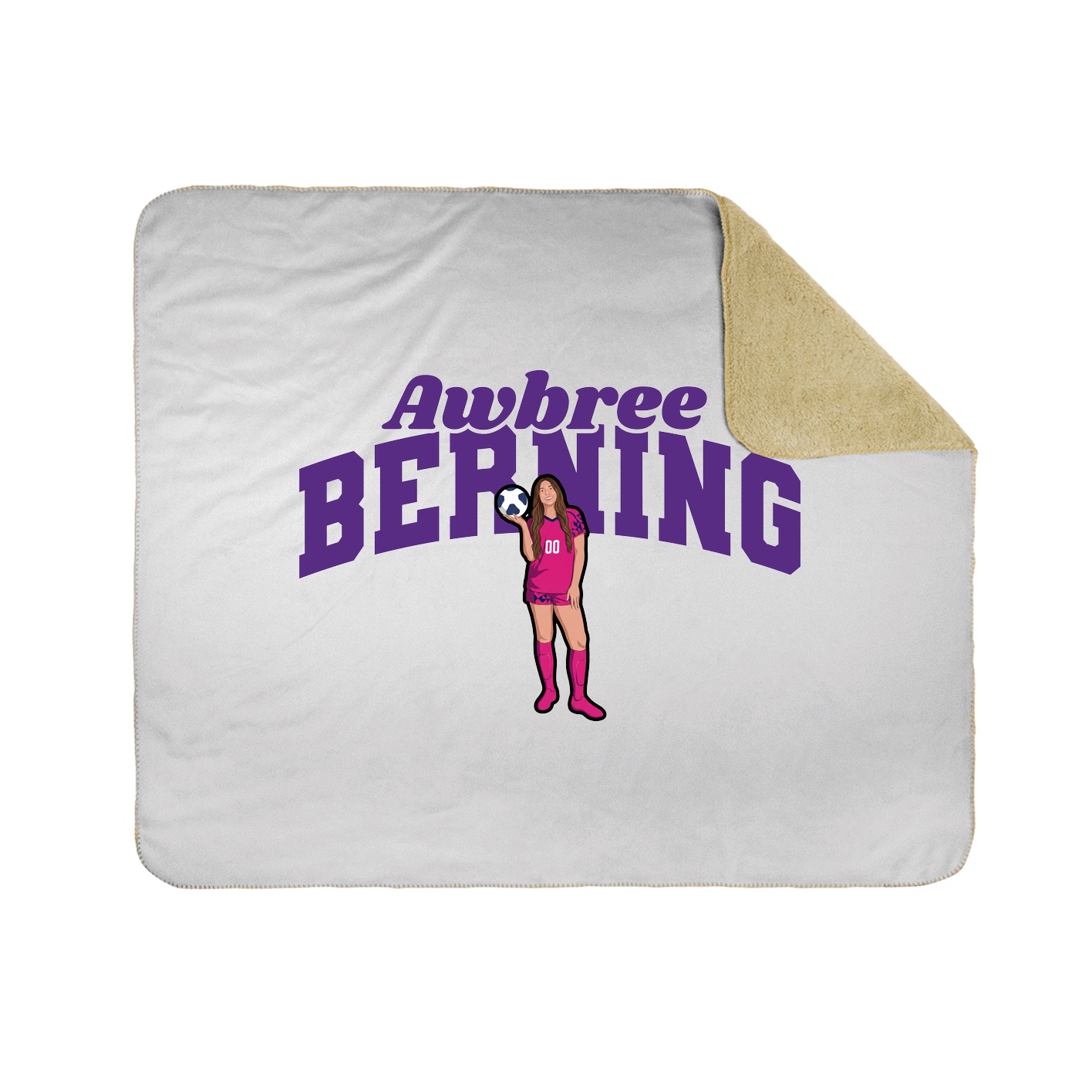 Throw Blanket — Signature Arch in White