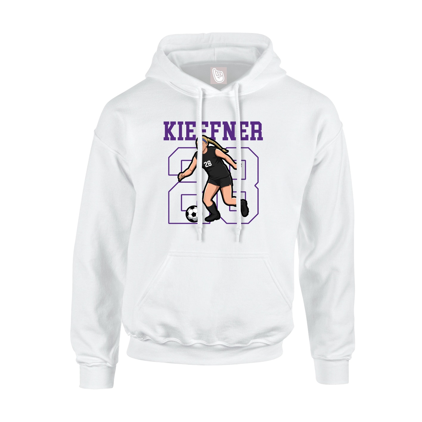 Hoodie — Shirsey in White