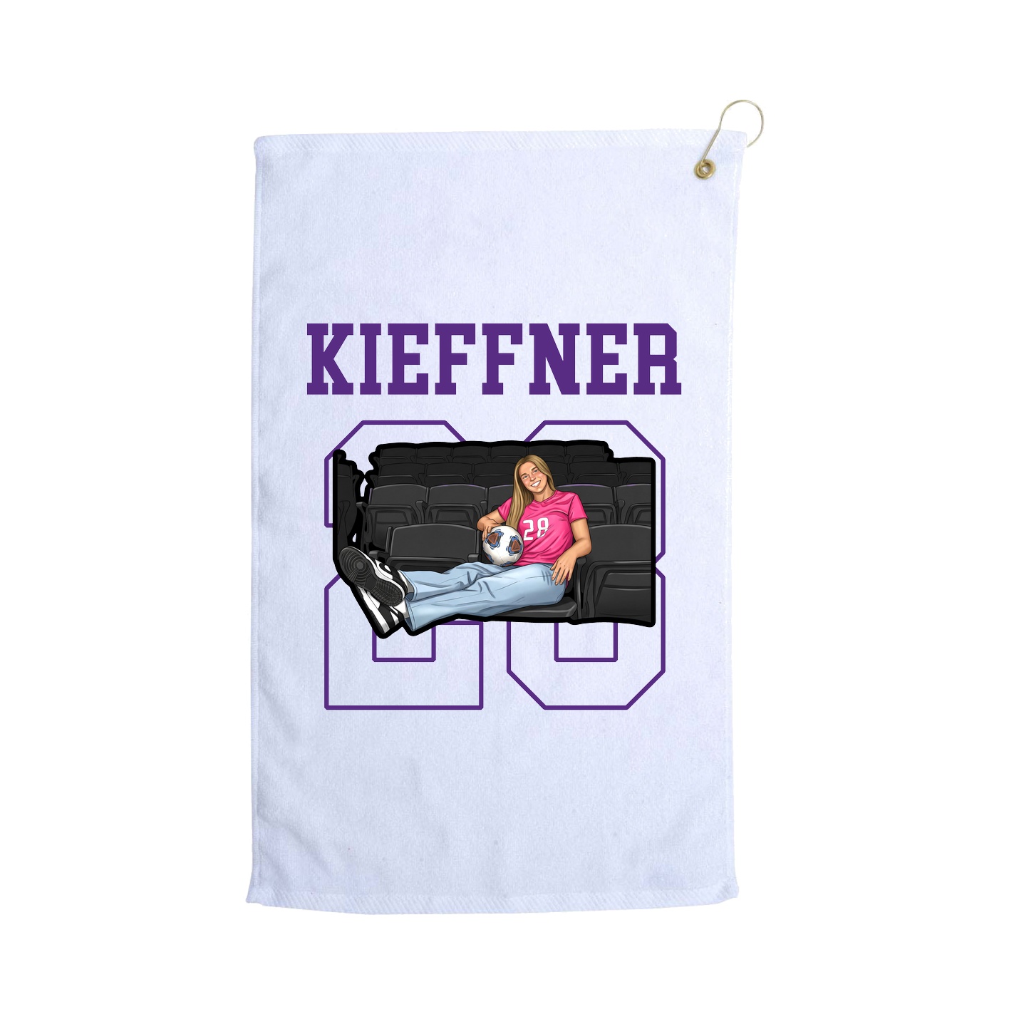 Golf Towel — Shirsey in White