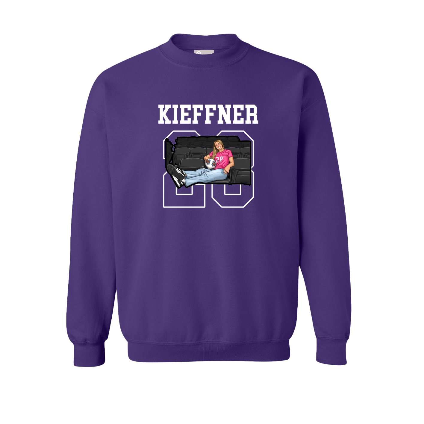 Fleece Crew — Shirsey in Purple