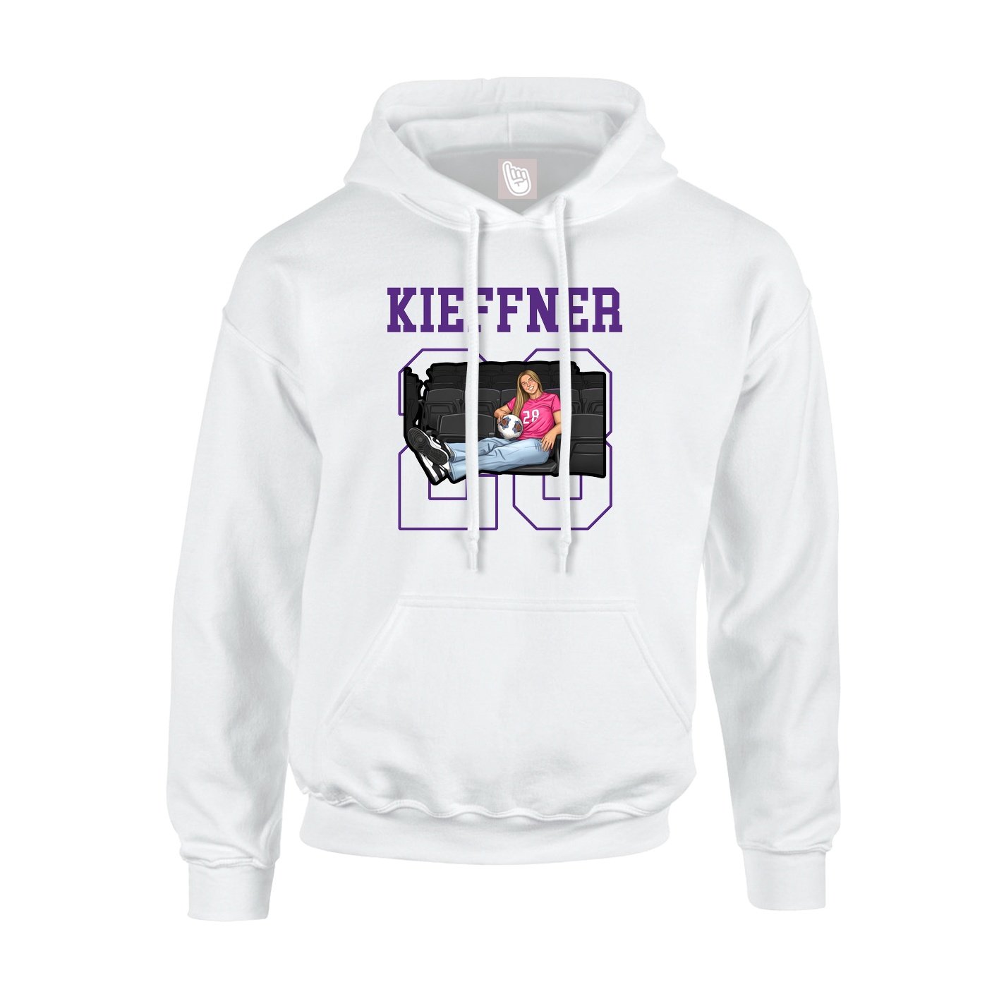 Youth Hoodie — Shirsey in White