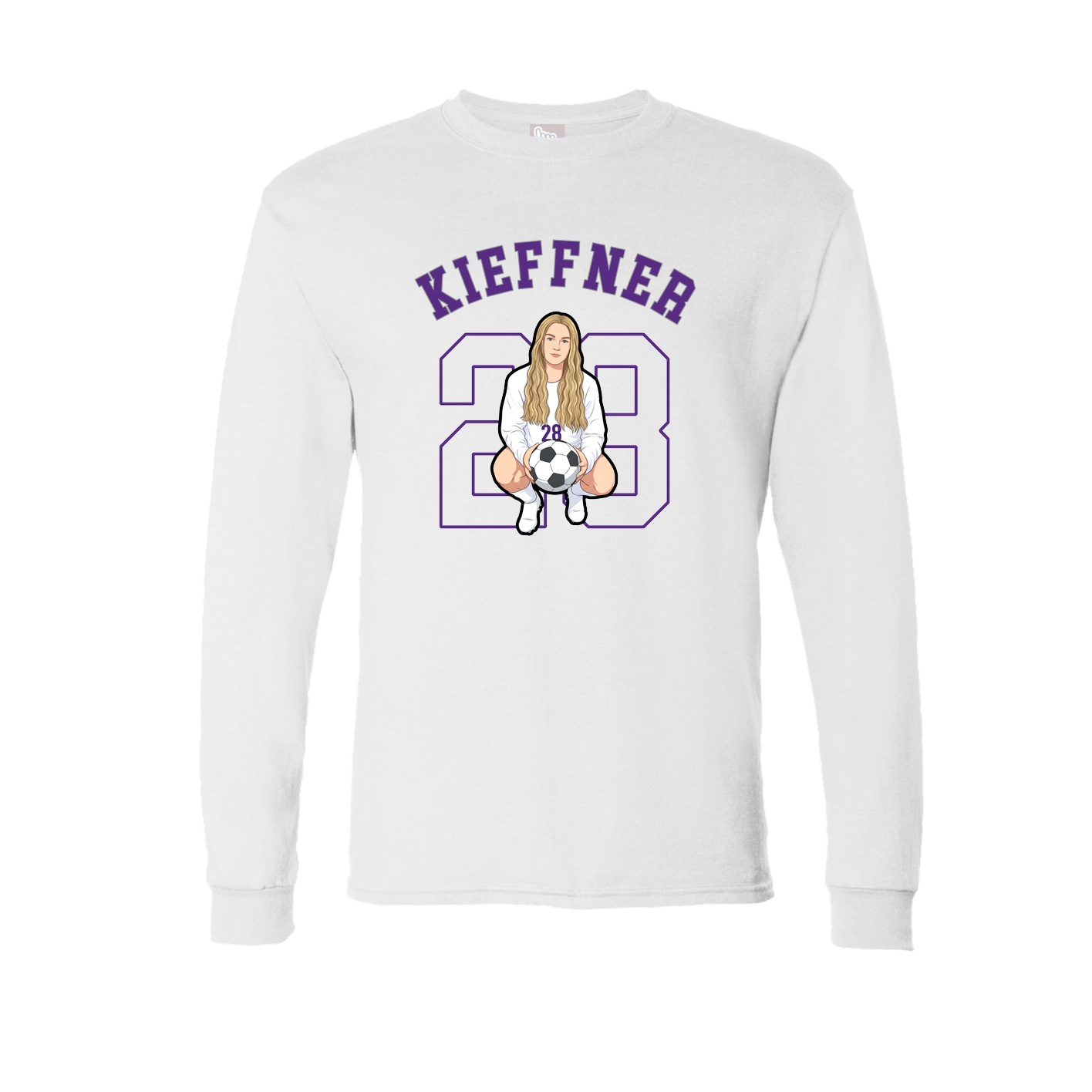 Long Sleeve Tee — Shirsey Arch in White