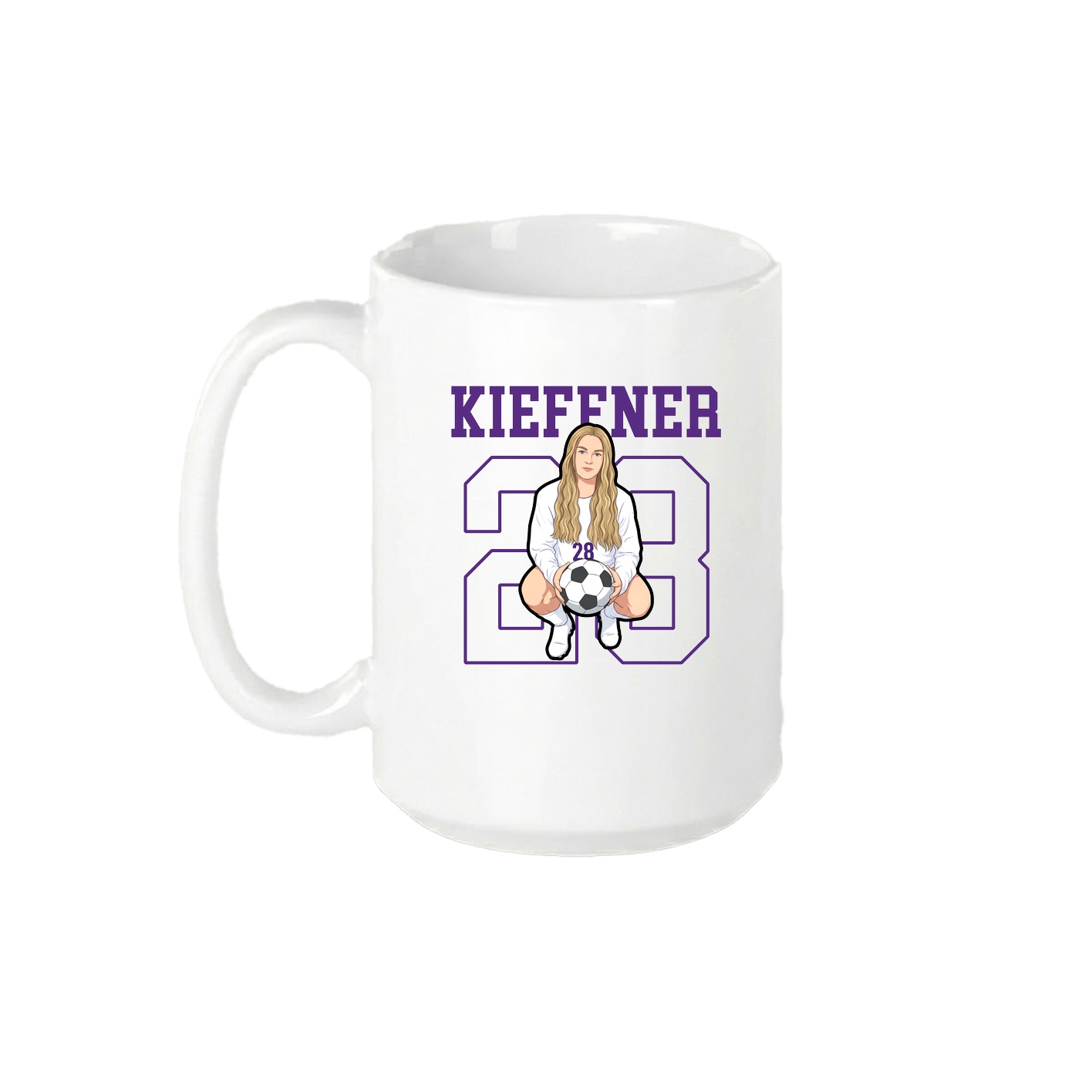 15oz Coffee Mug — Shirsey in White