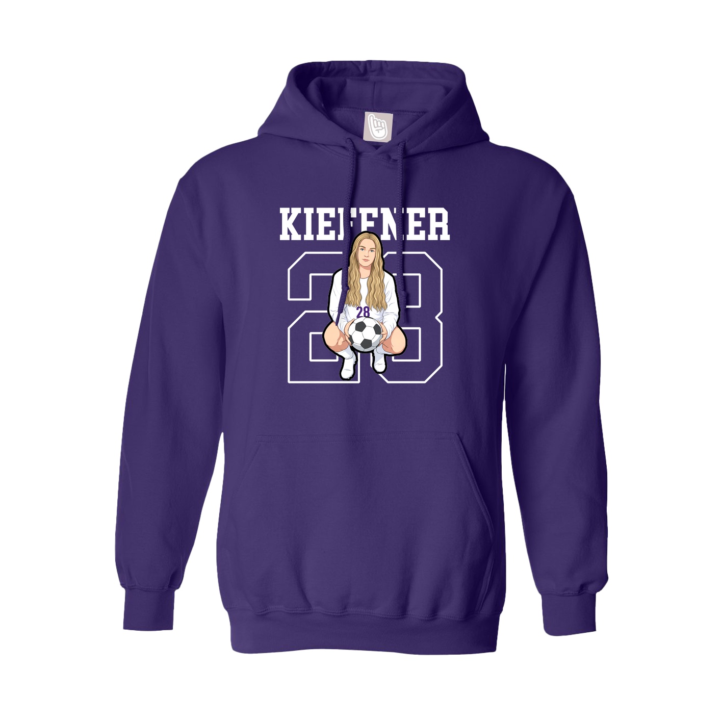 Hoodie — Shirsey in Purple