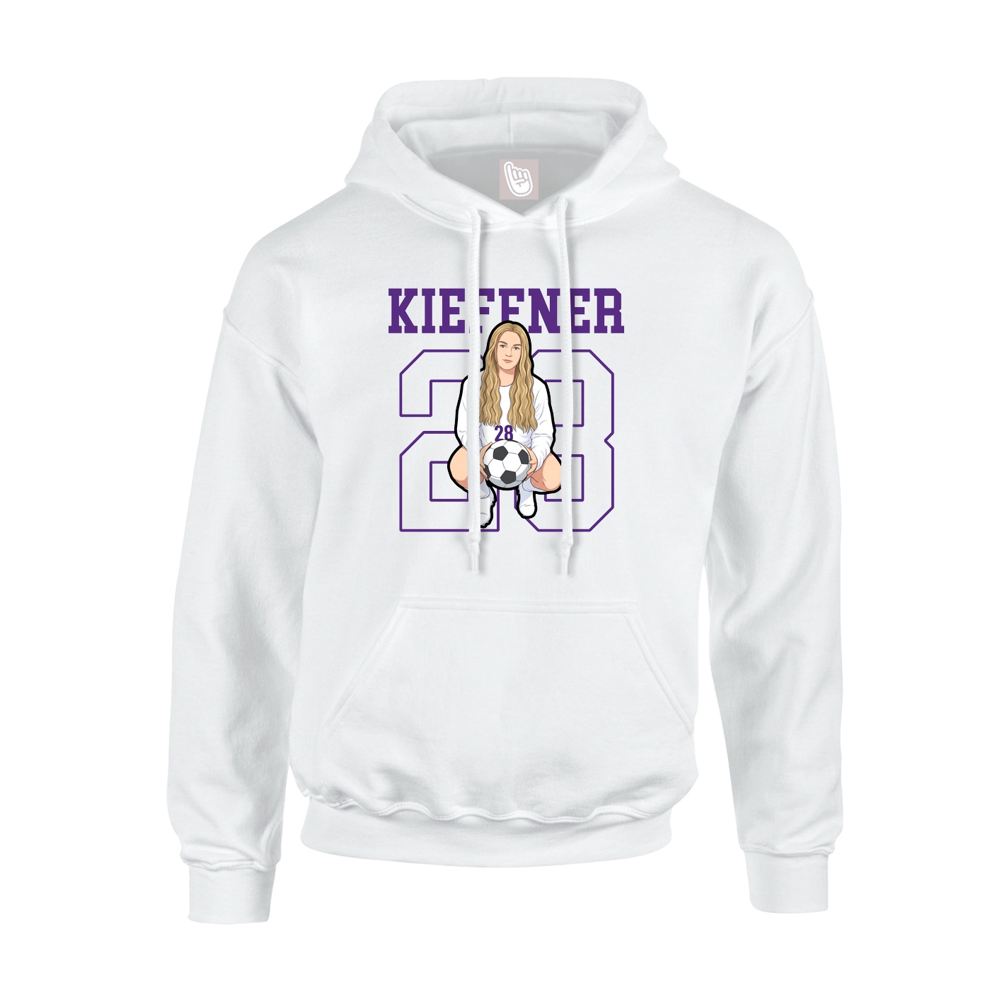Youth Hoodie — Shirsey in White