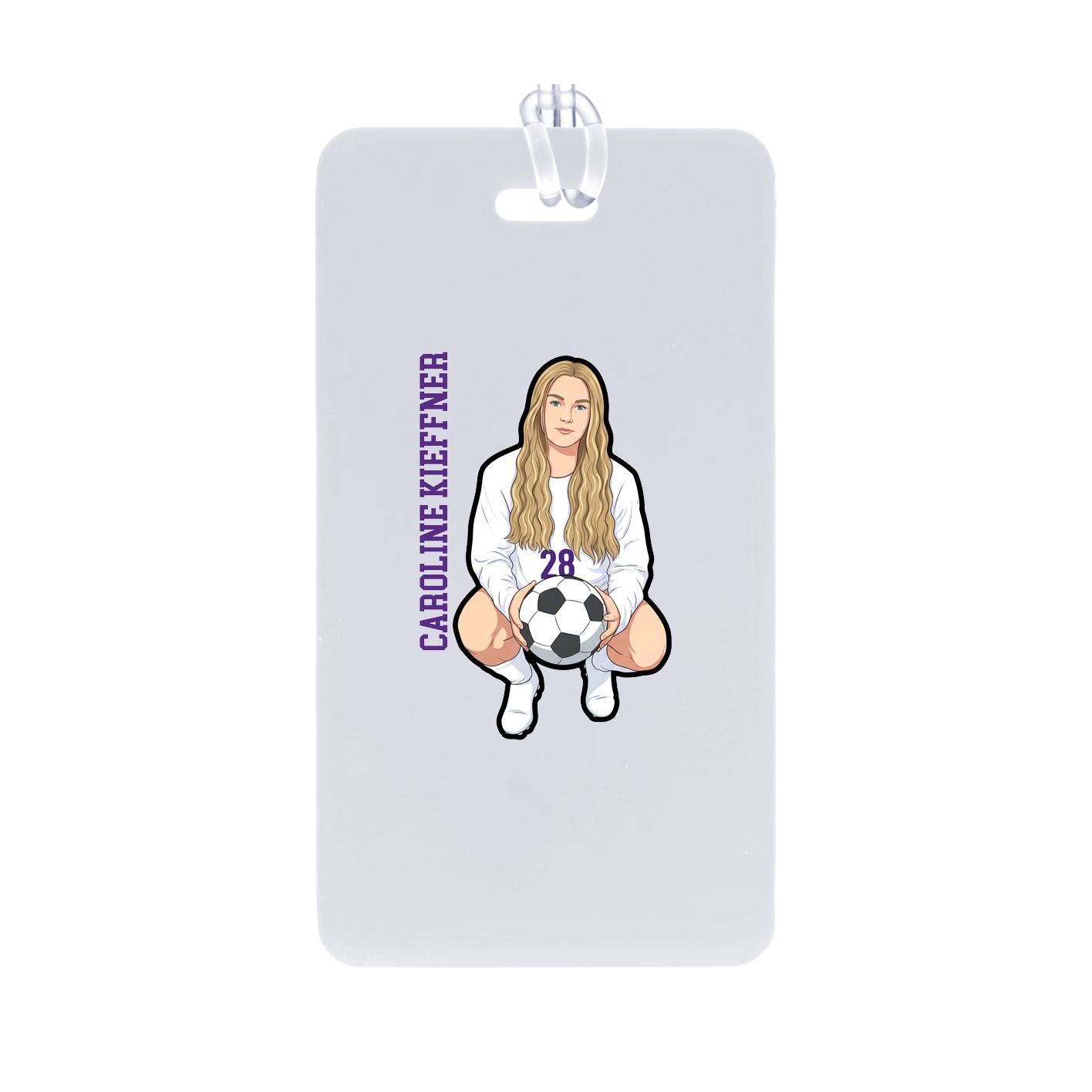 Bag Tag — Name Vertical in Classic