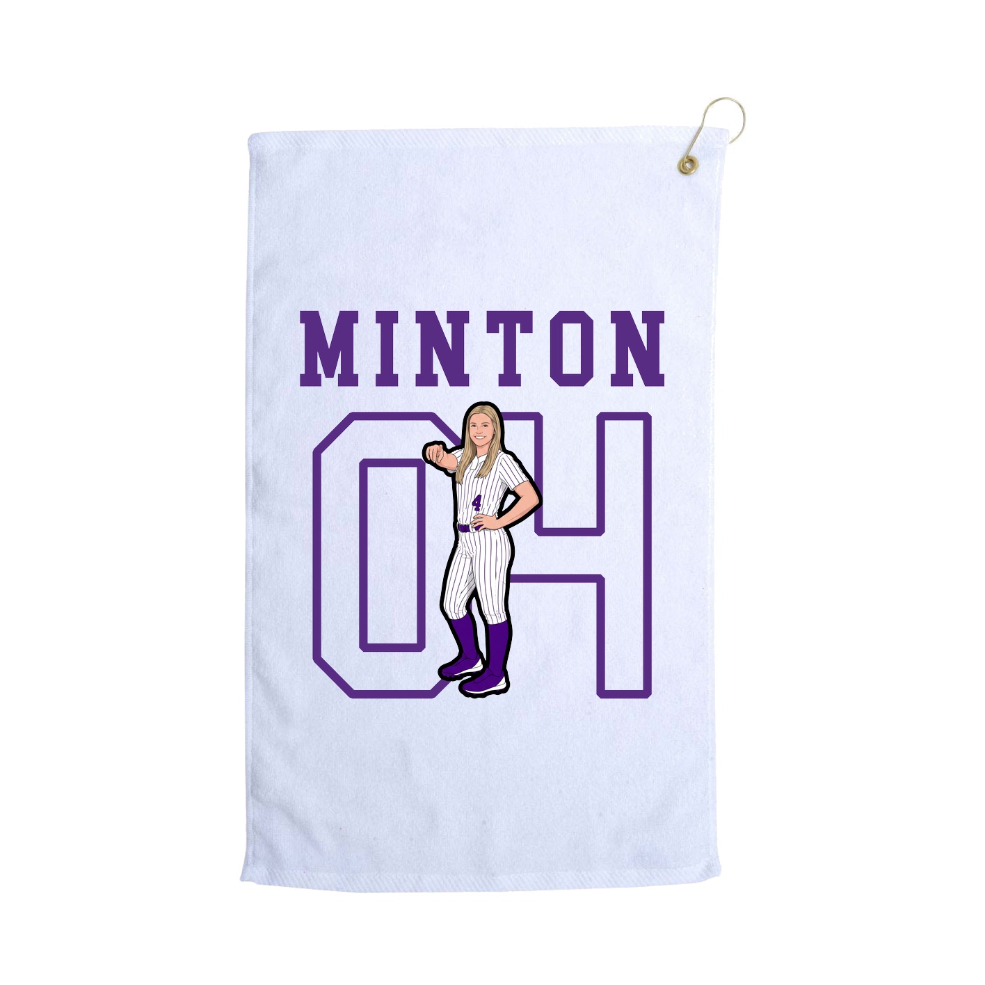Golf Towel — Shirsey in White