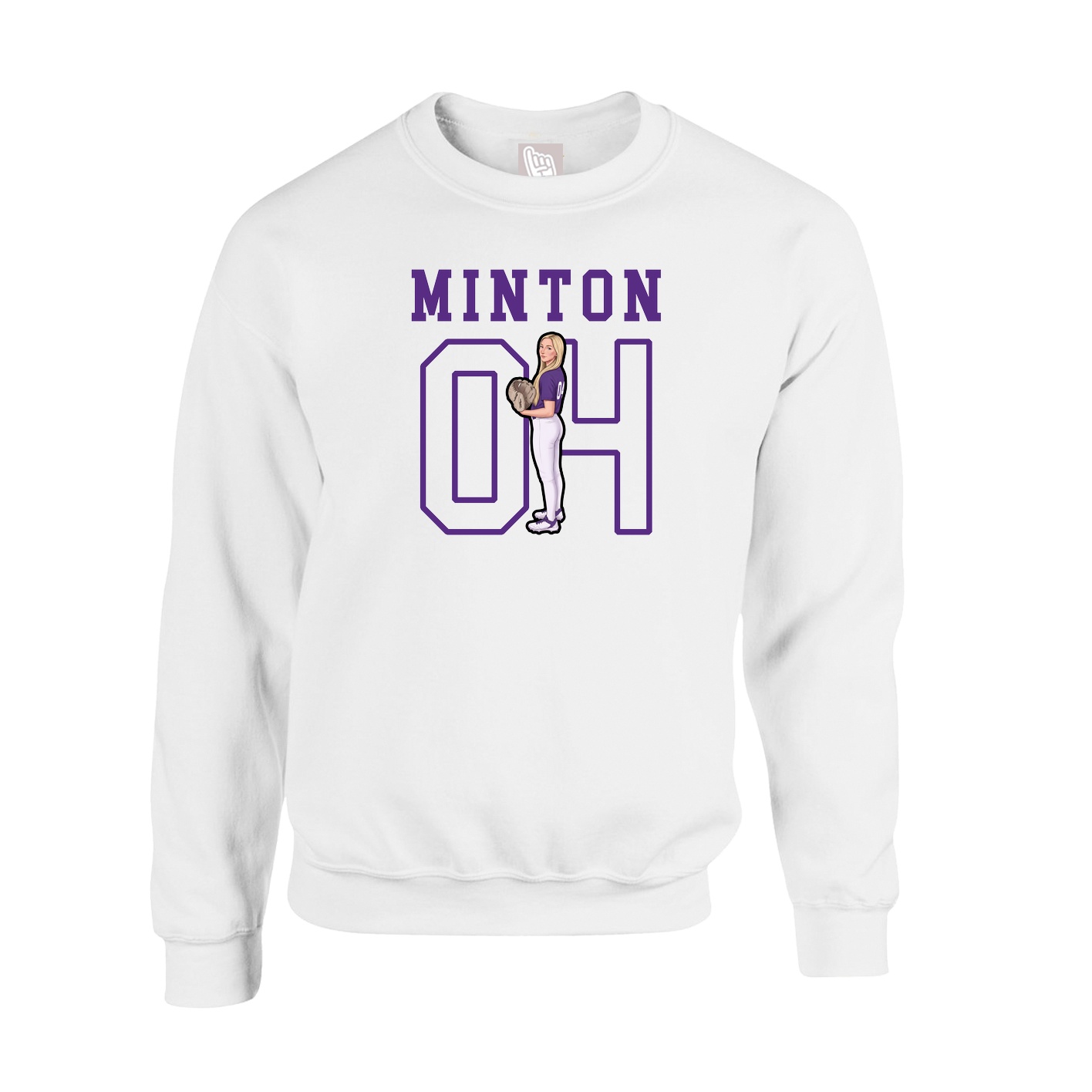 Fleece Crew — Shirsey in White