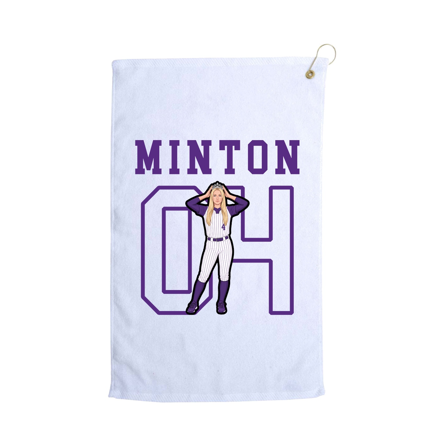 Golf Towel — Shirsey in White