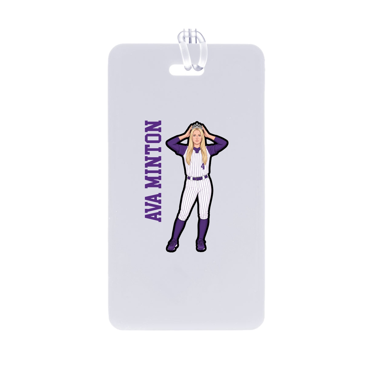 Bag Tag — Name Vertical in Classic