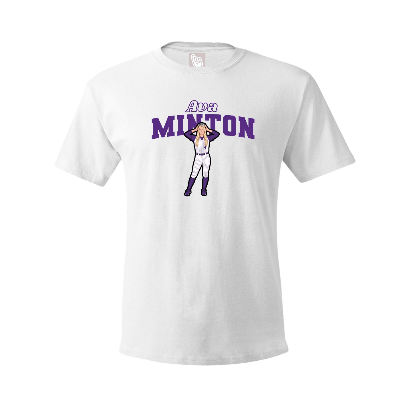 Tee — Name Arch in White