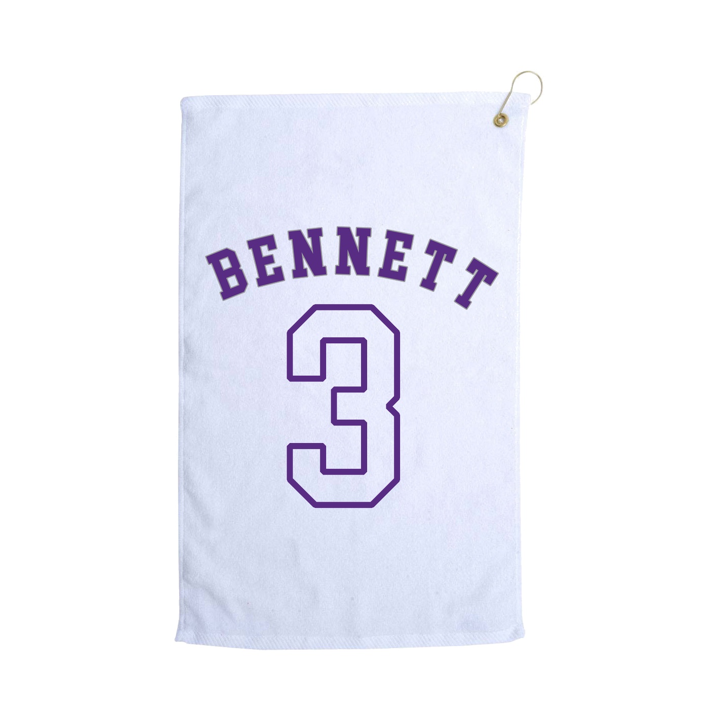 Golf Towel — Shirsey Arch in White