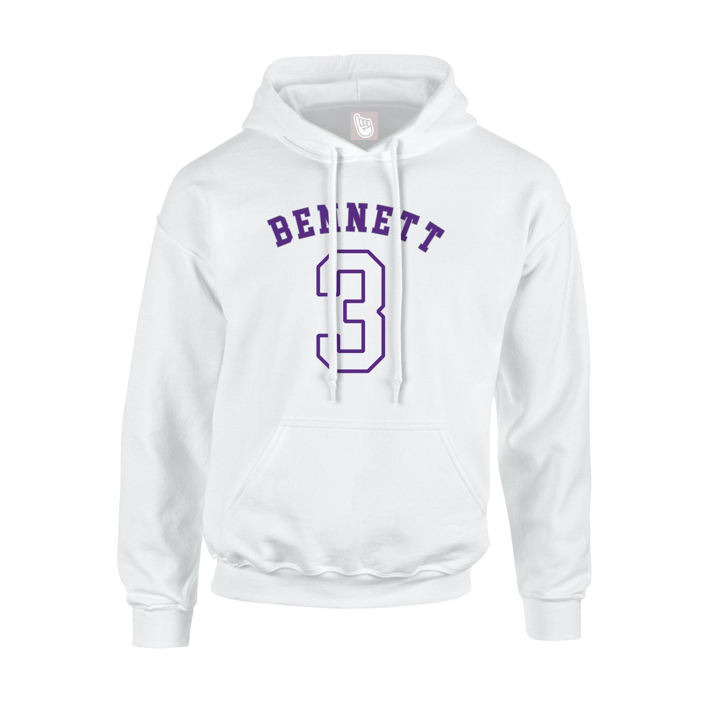Hoodie — Shirsey Arch in White