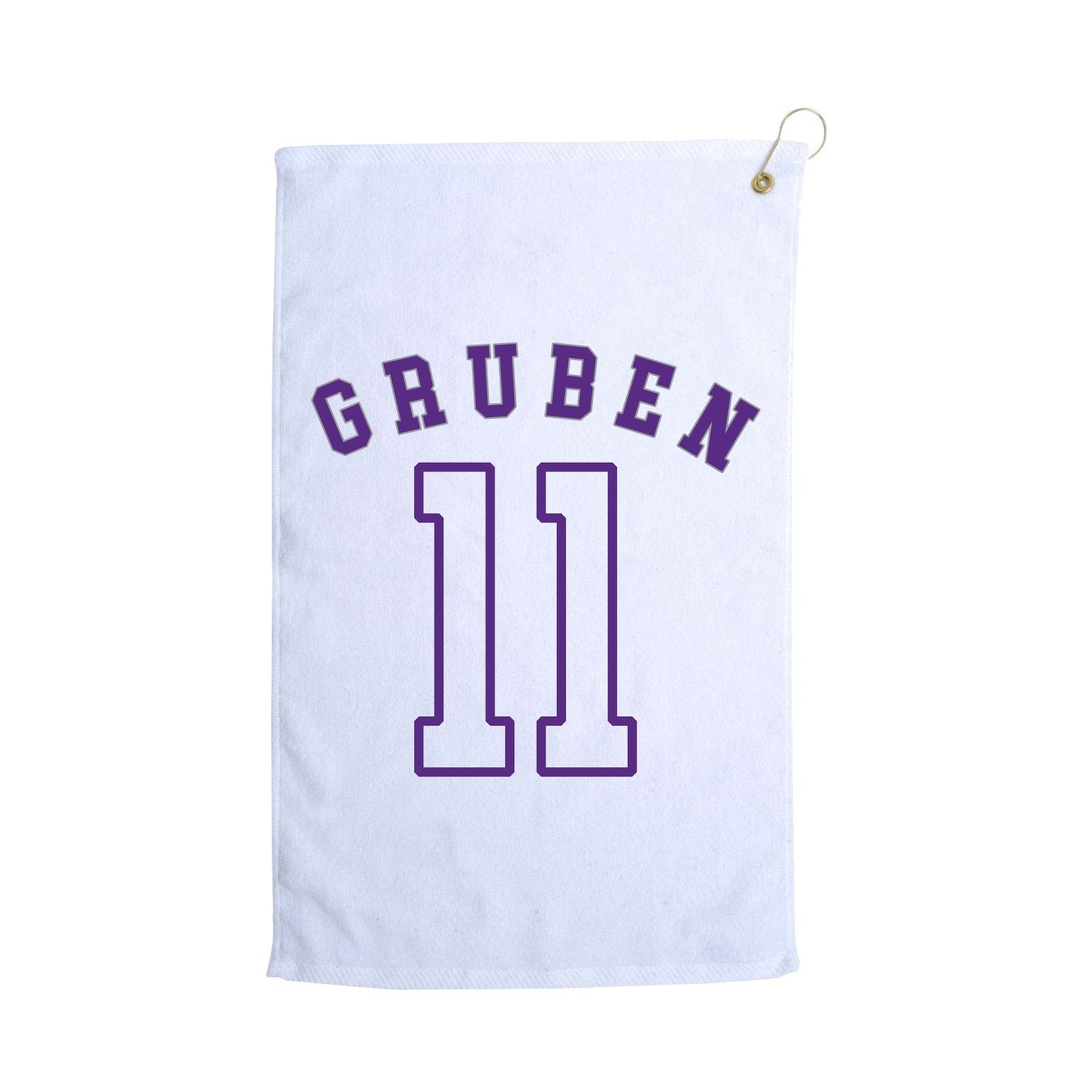 Golf Towel — Shirsey Arch in White