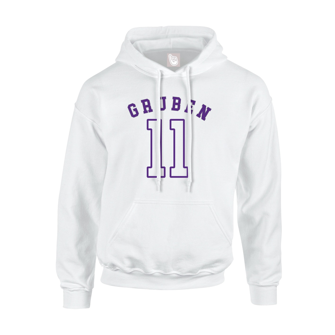 Hoodie — Shirsey Arch in White
