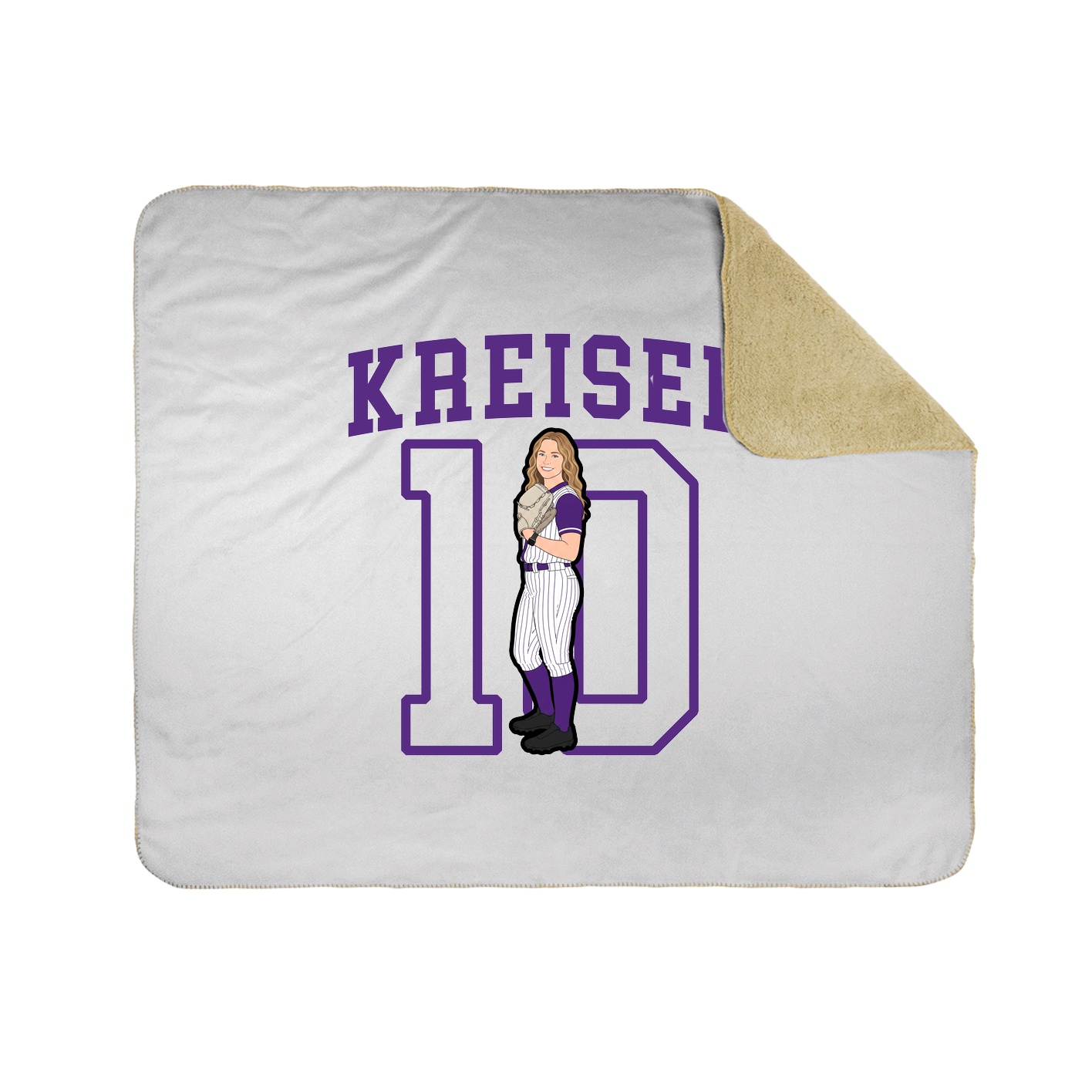 50x60 Sherpa Lined Throw Blanket