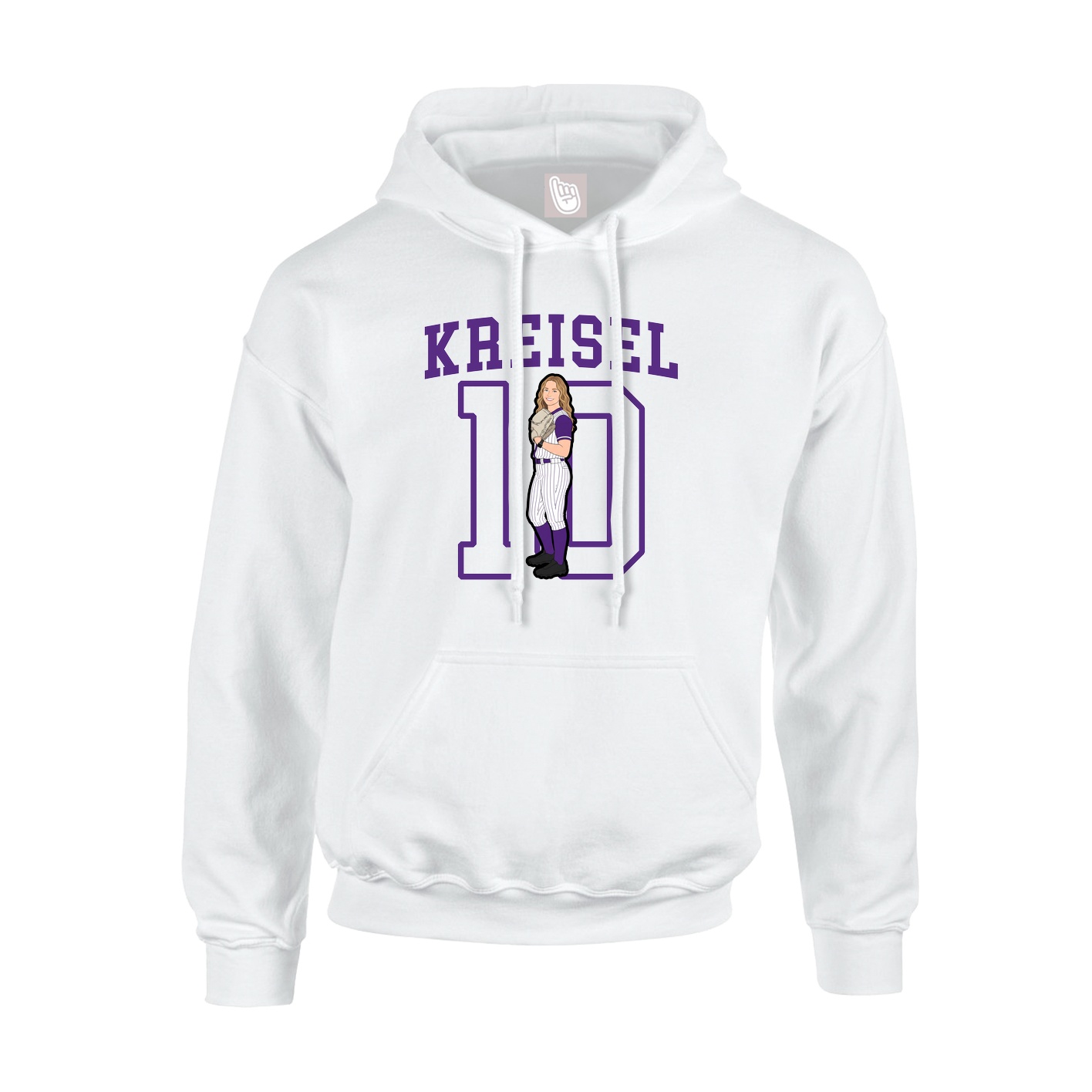 Youth Hoodie — Shirsey in White