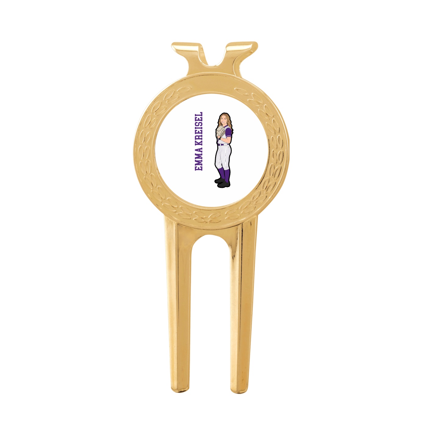 Divot Tool with Ball Marker — Name Vertical in Classic