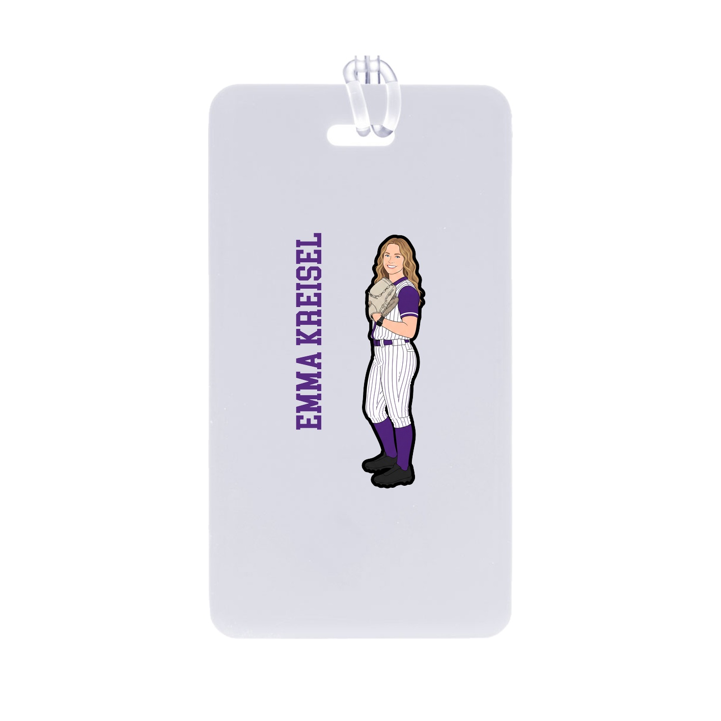 Bag Tag — Name Vertical in Classic