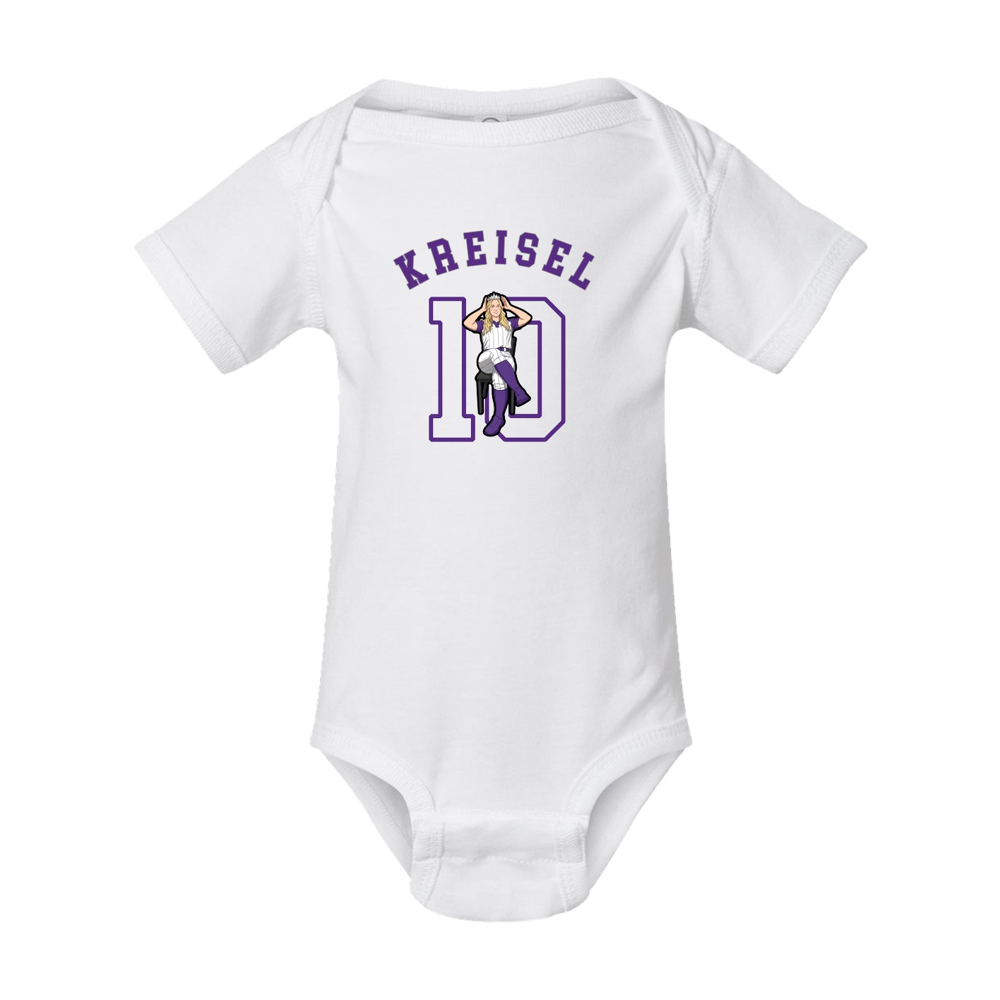 Baby Onesie — Shirsey Arch in White