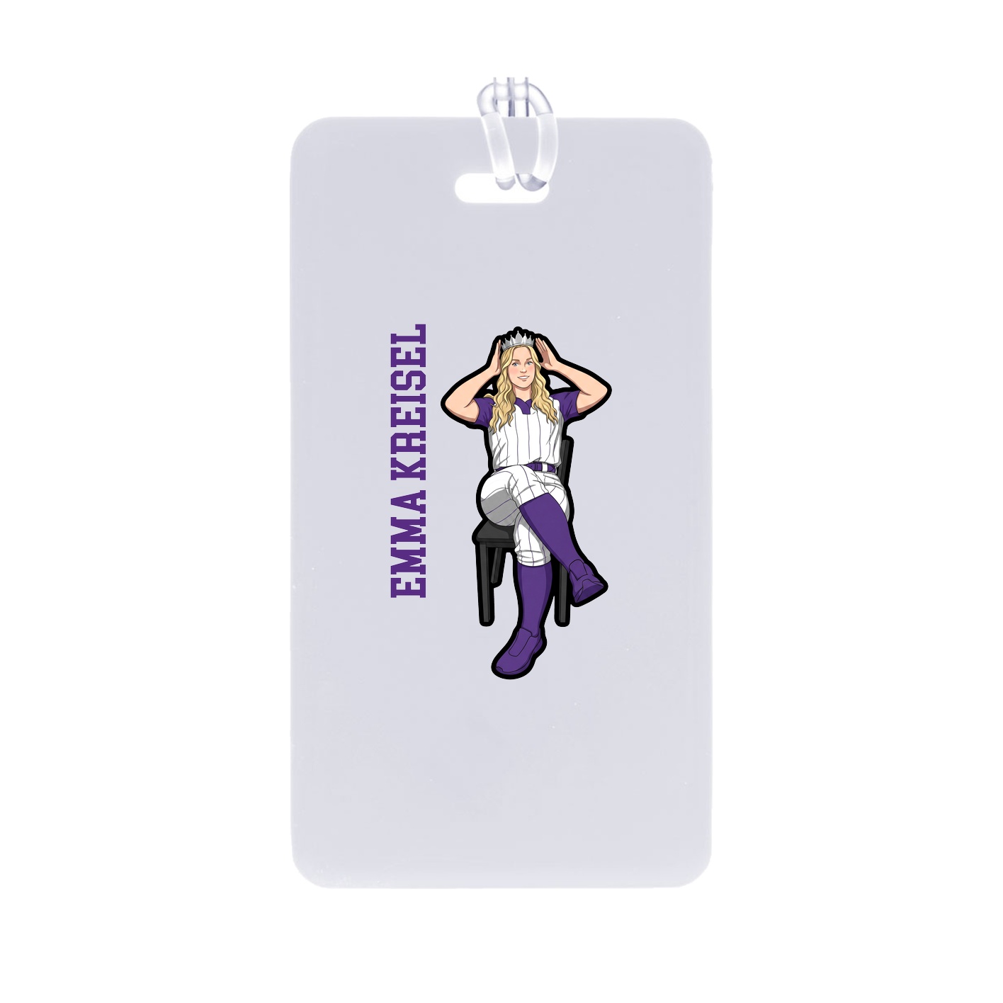 Bag Tag — Name Vertical in Classic