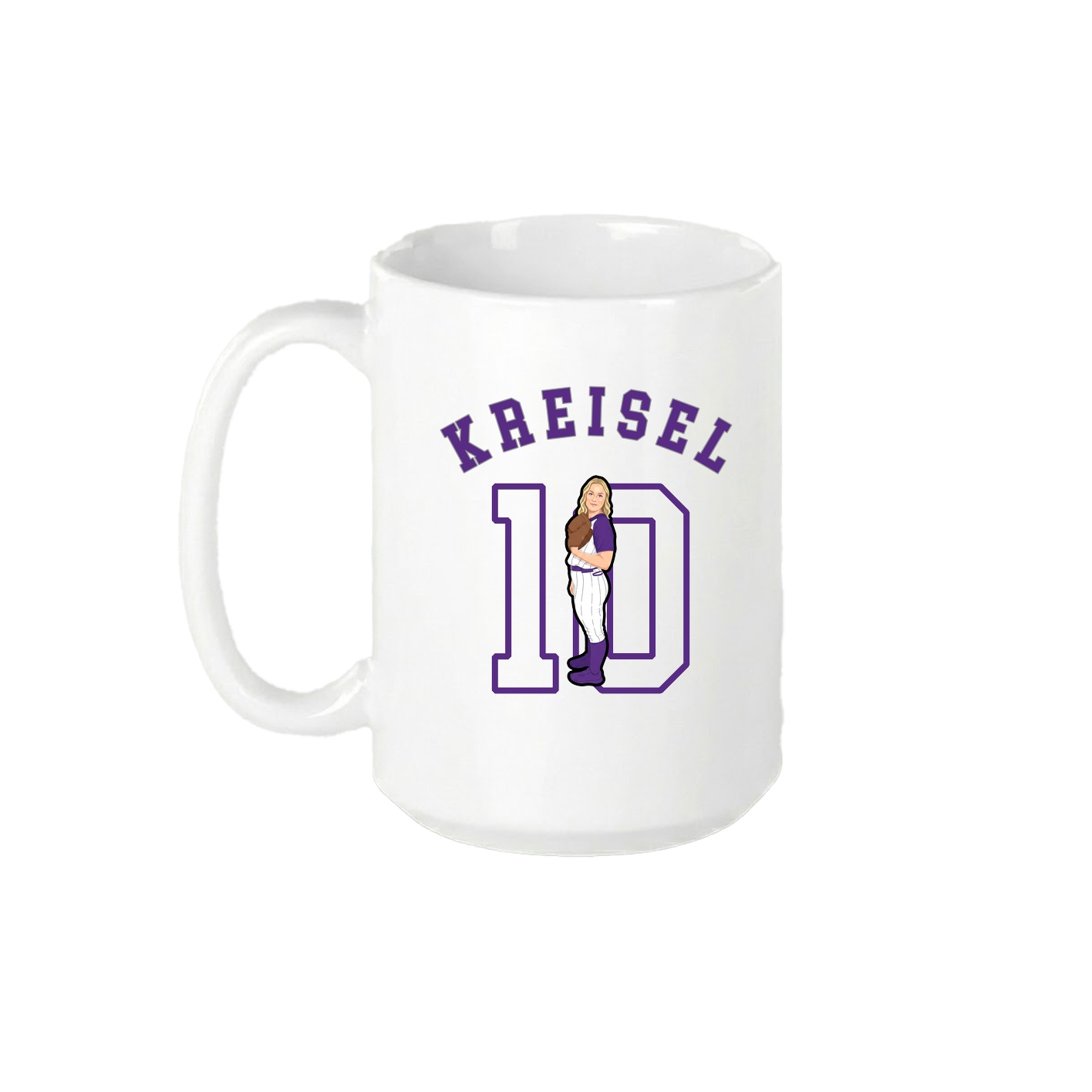 15oz Coffee Mug — Shirsey Arch in White