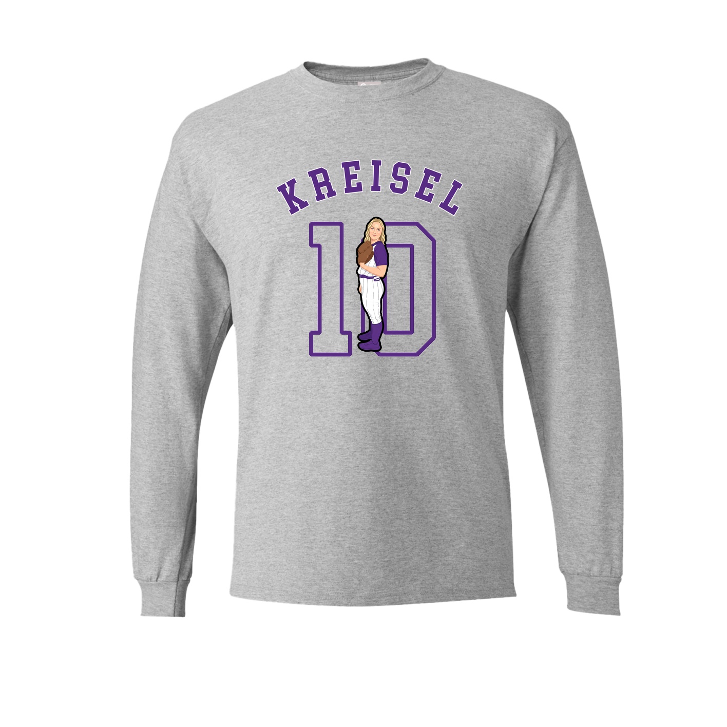 Long Sleeve Tee — Shirsey Arch in Grey