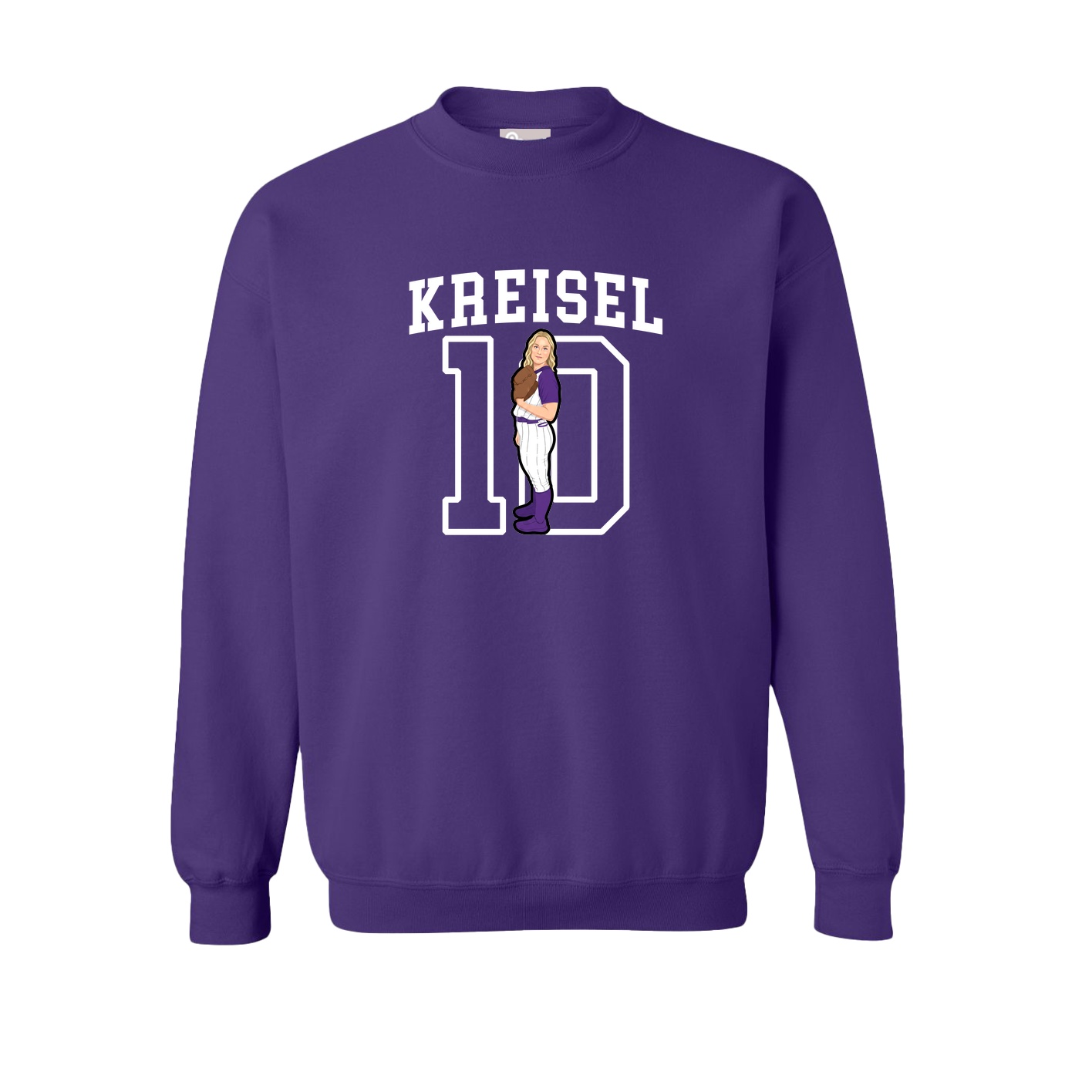 Fleece Crew — Shirsey in Purple